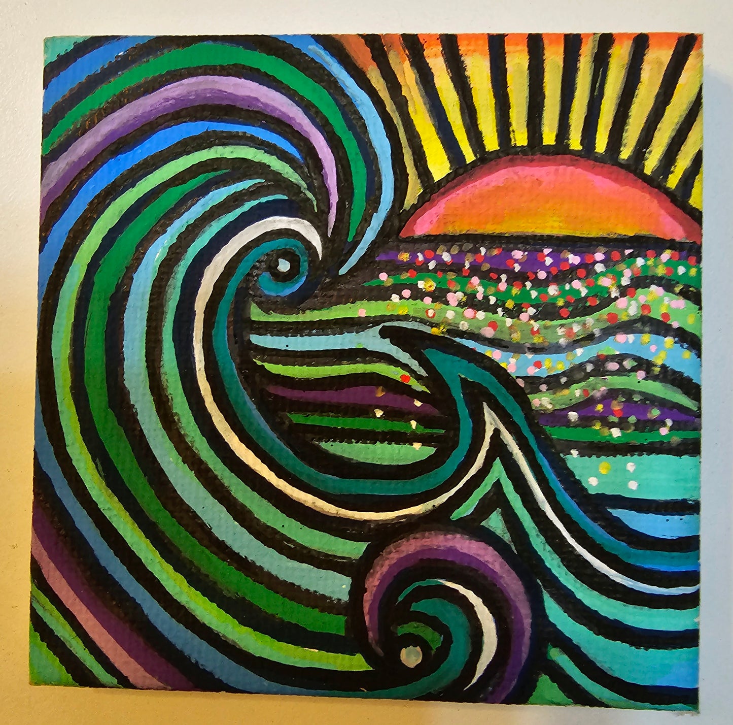 Mini oil paintings - Saltwater pleasures