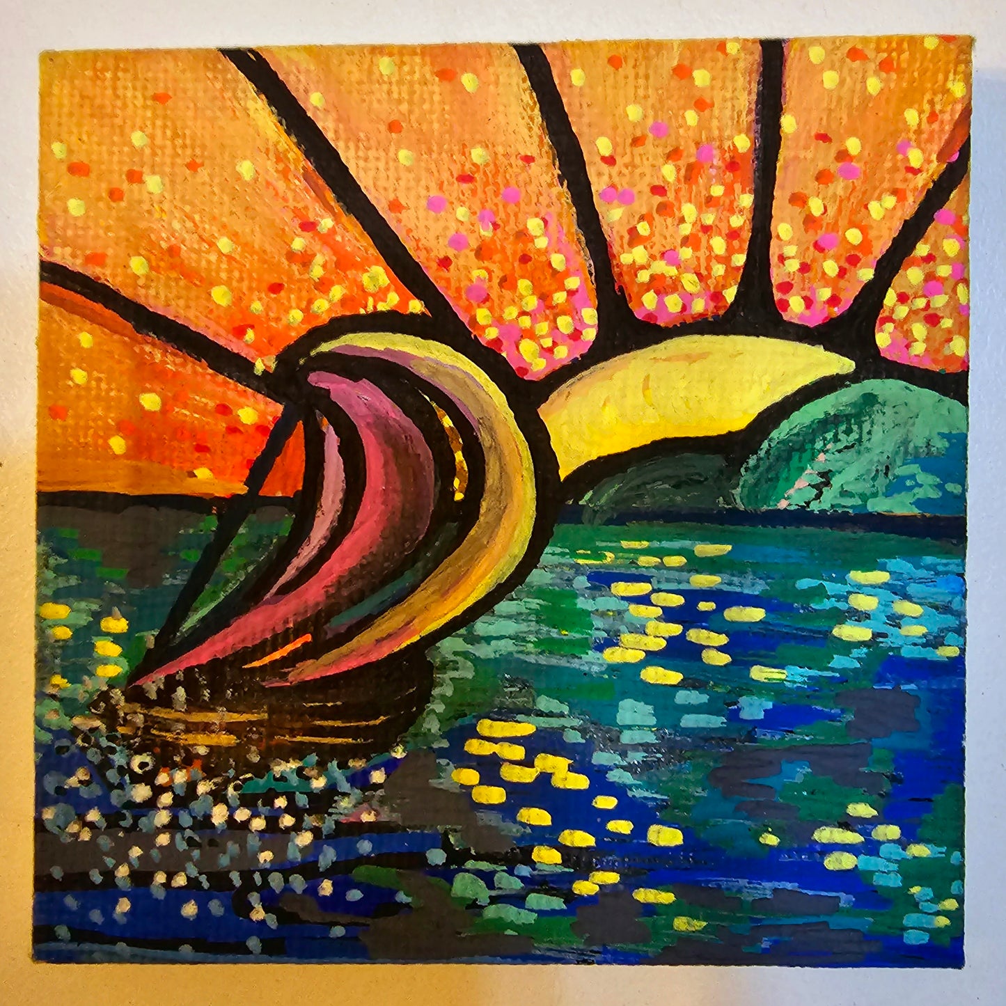 Mini oil paintings - Saltwater pleasures