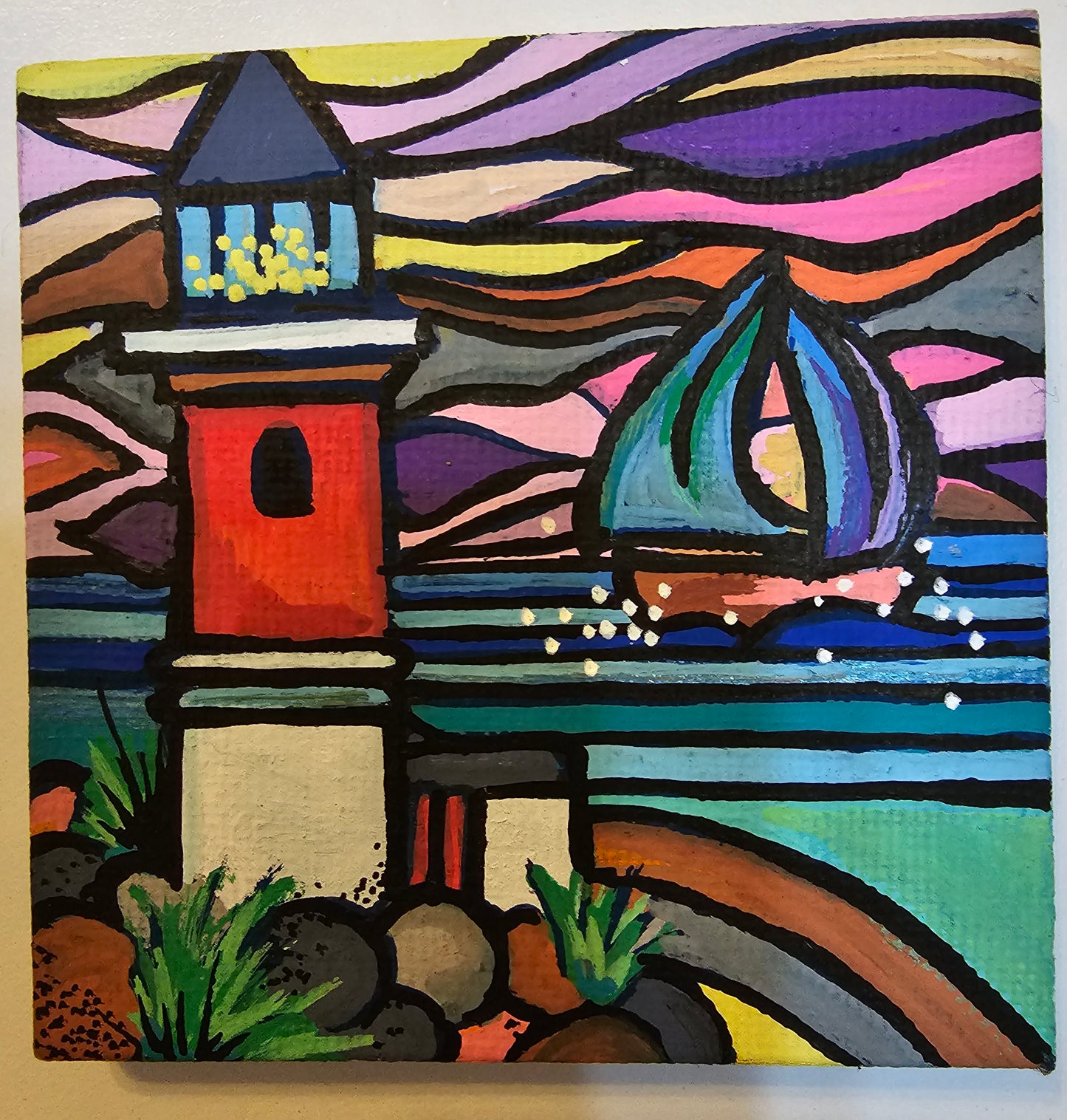 Mini oil paintings - Saltwater pleasures