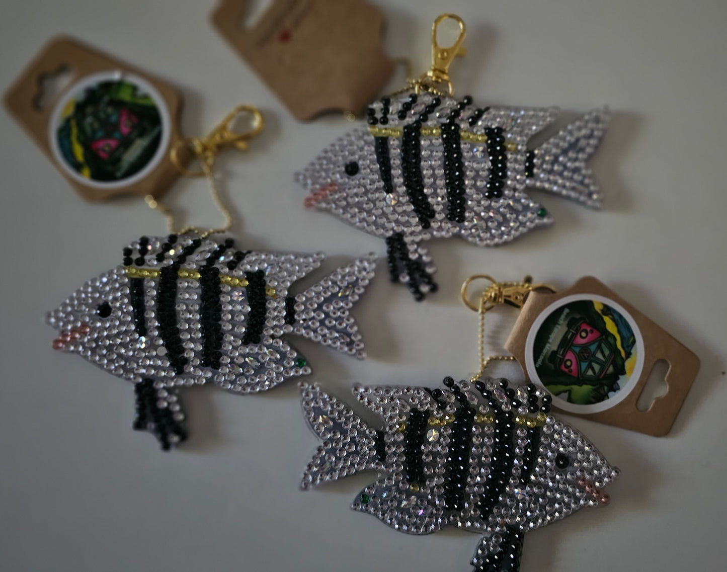 Beach bag bling - Tropical fish (large)