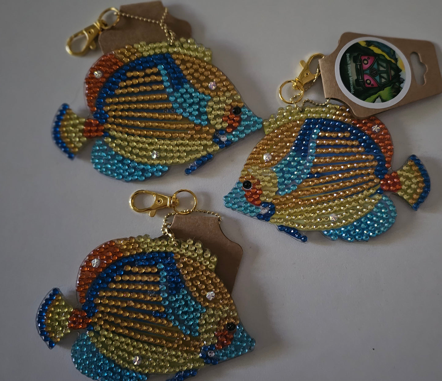 Beach bag bling - Tropical fish (large)
