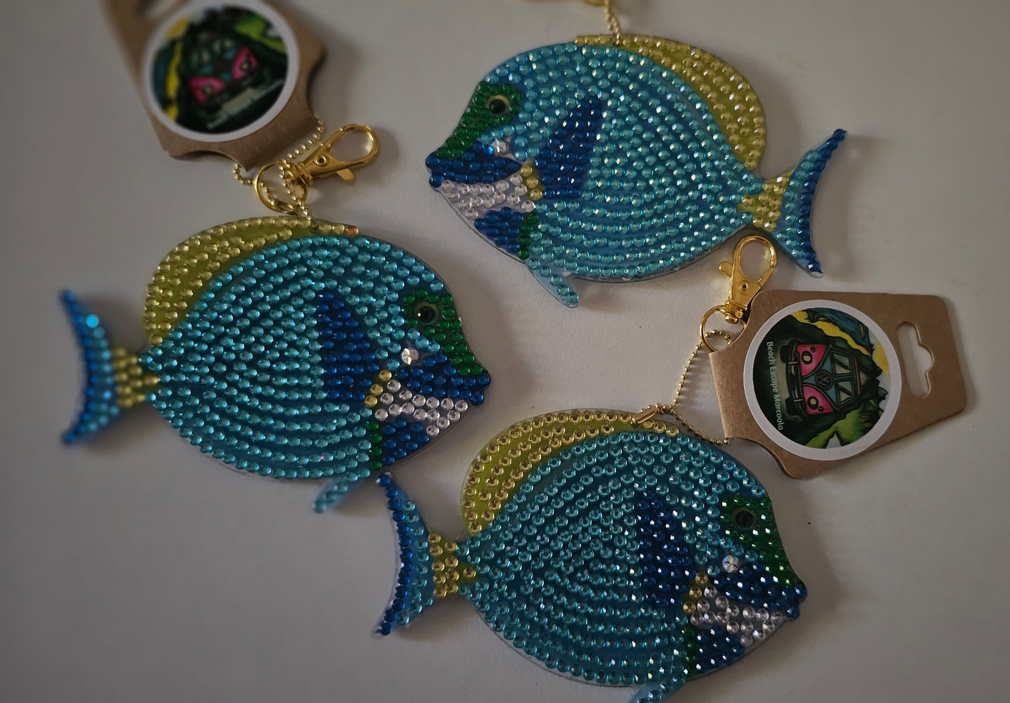 Beach bag bling - Tropical fish (large)