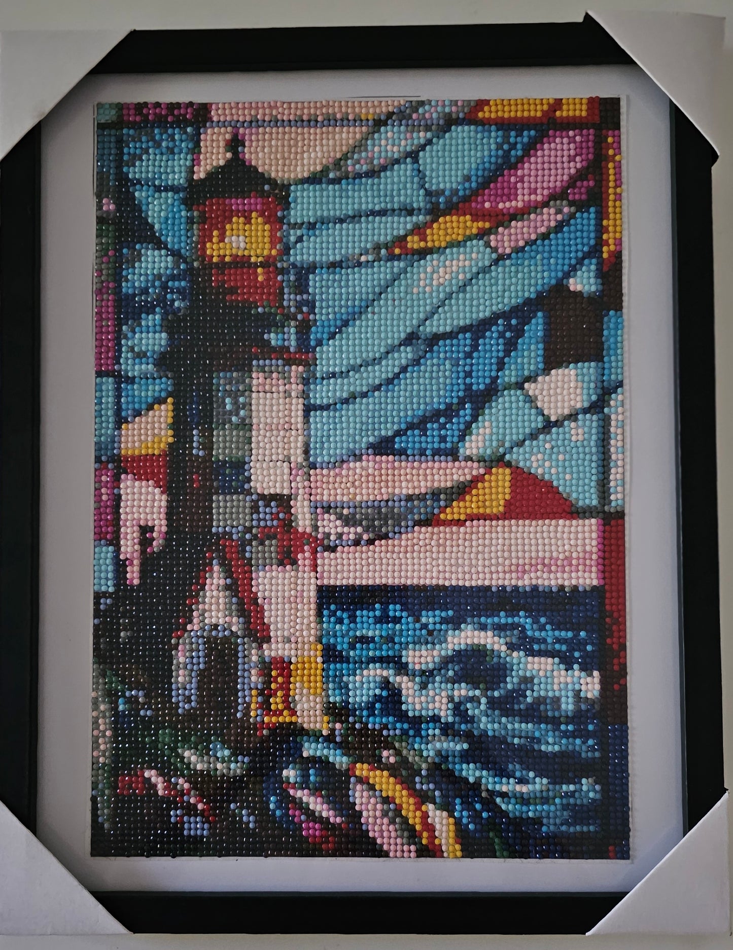 Groovy baby framed artwork - Lighthouse