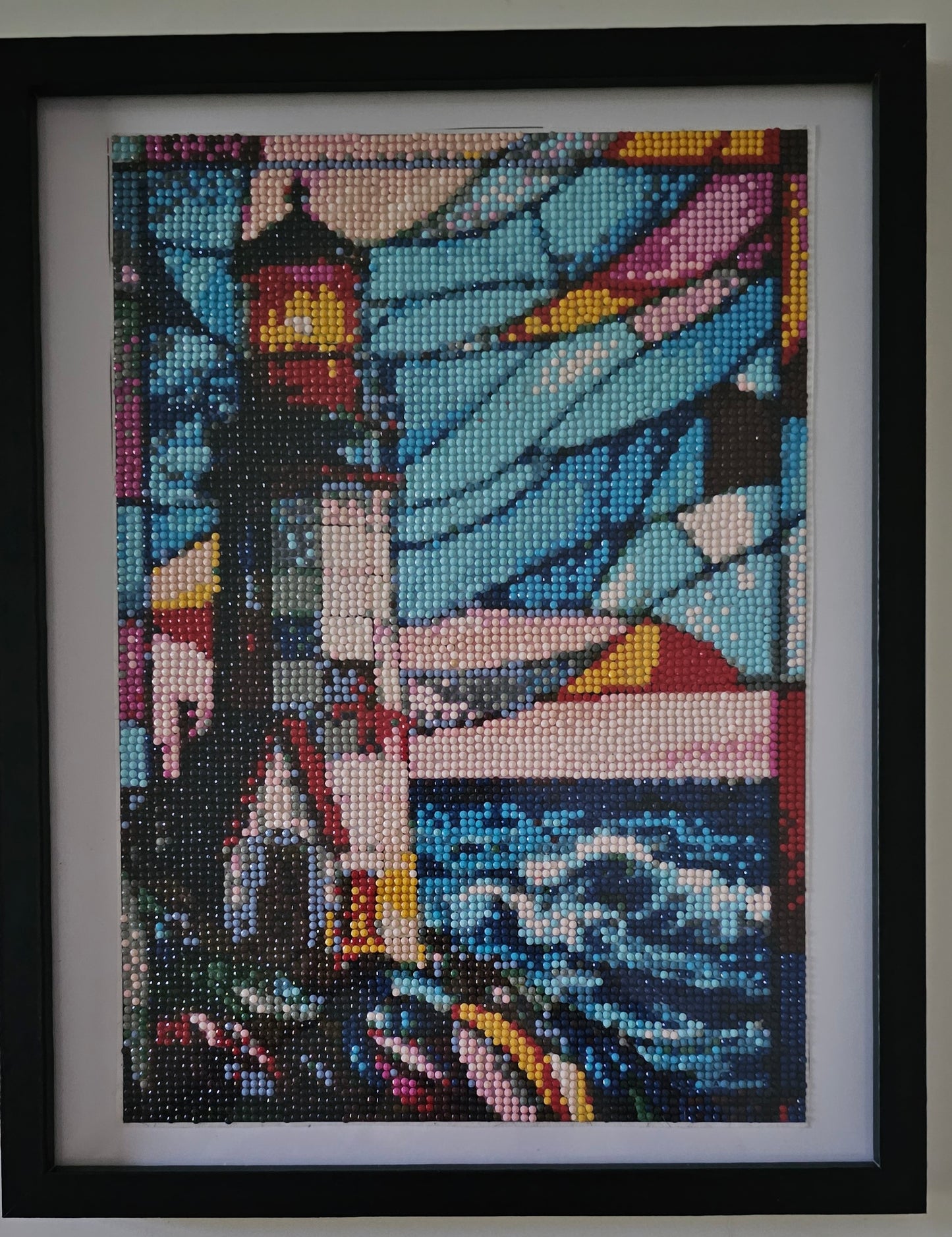 Groovy baby framed artwork - Lighthouse