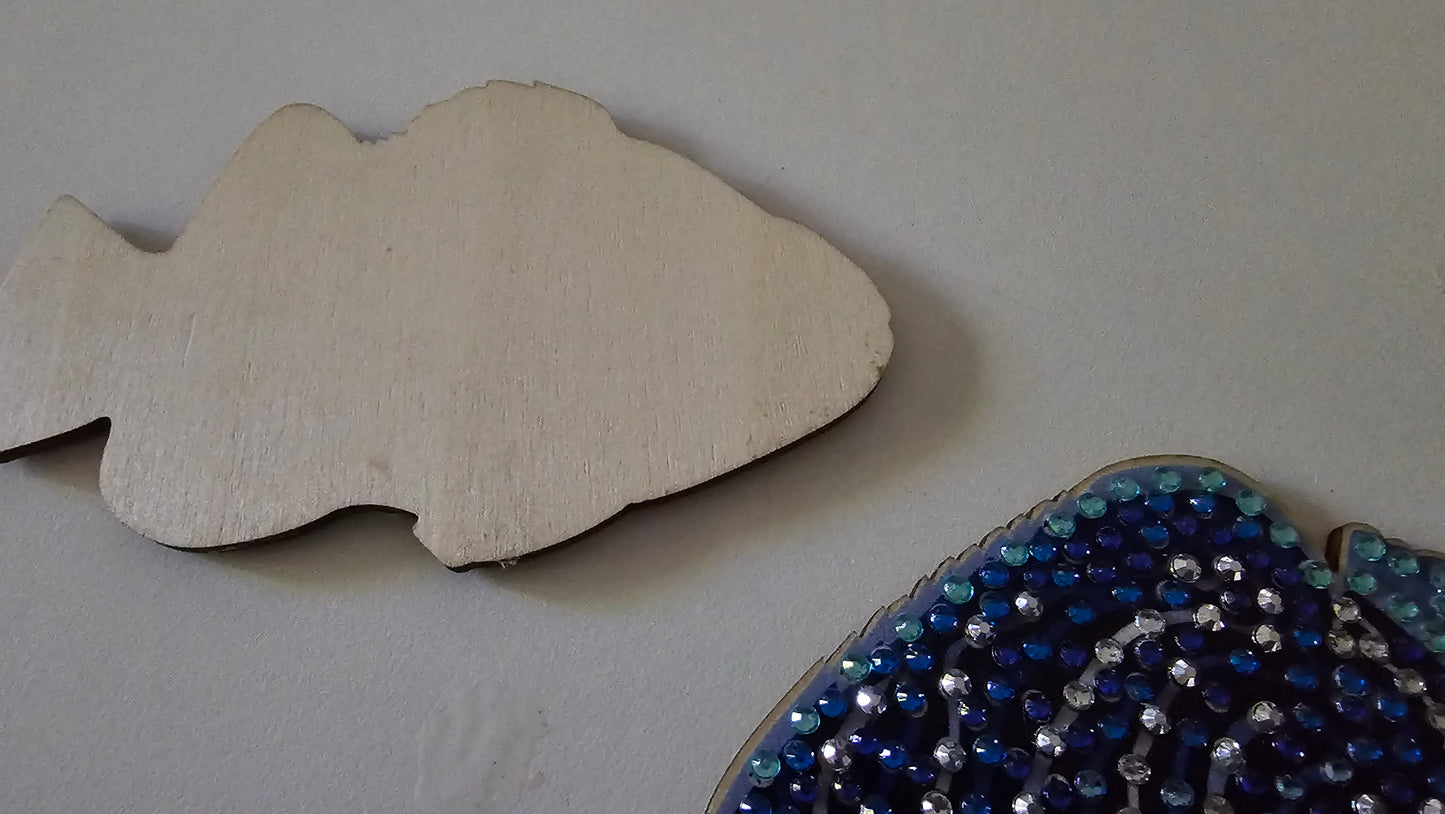 Tropical fish coasters/ fish wall art
