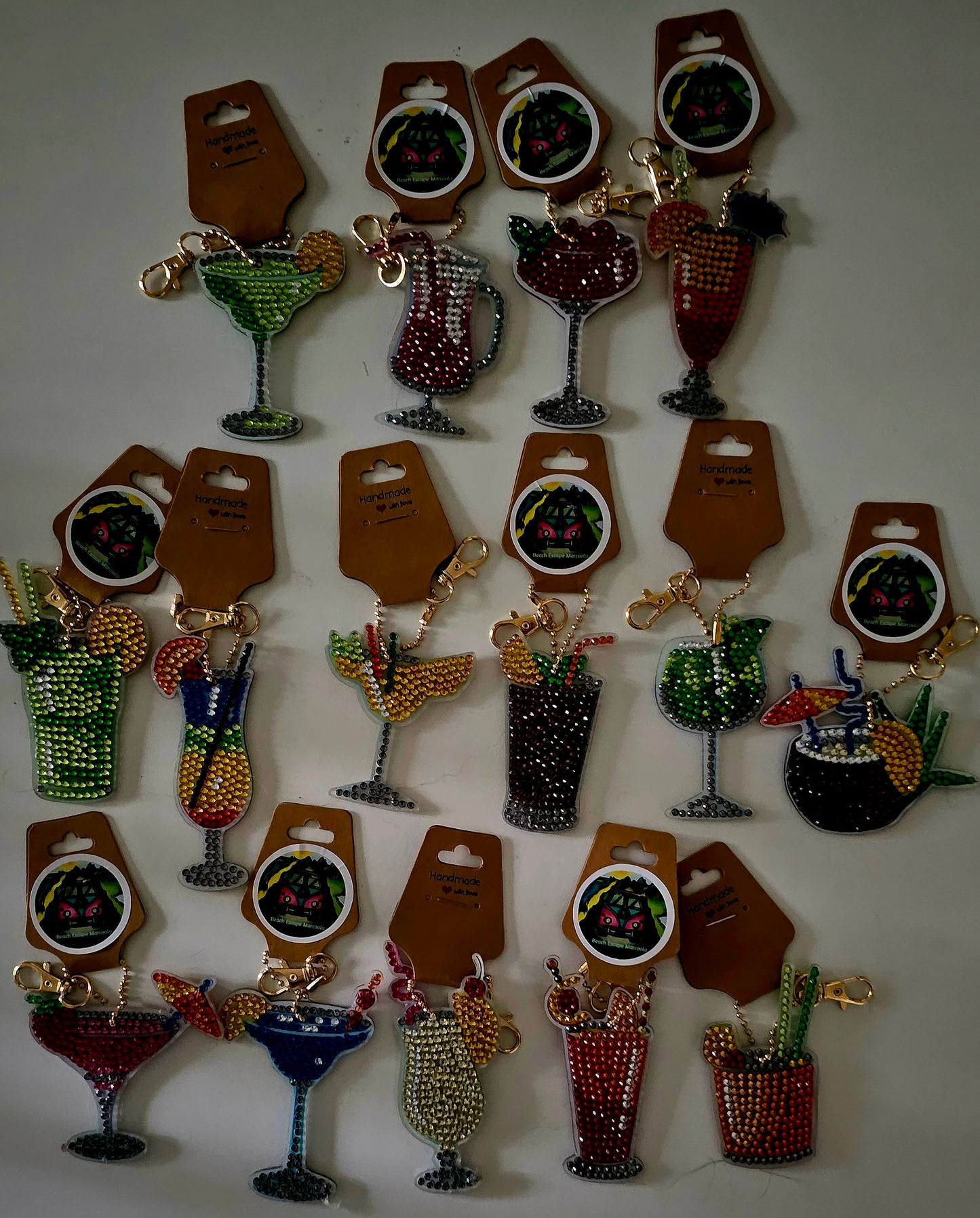 Boho Beach bag bling - Summer cocktails