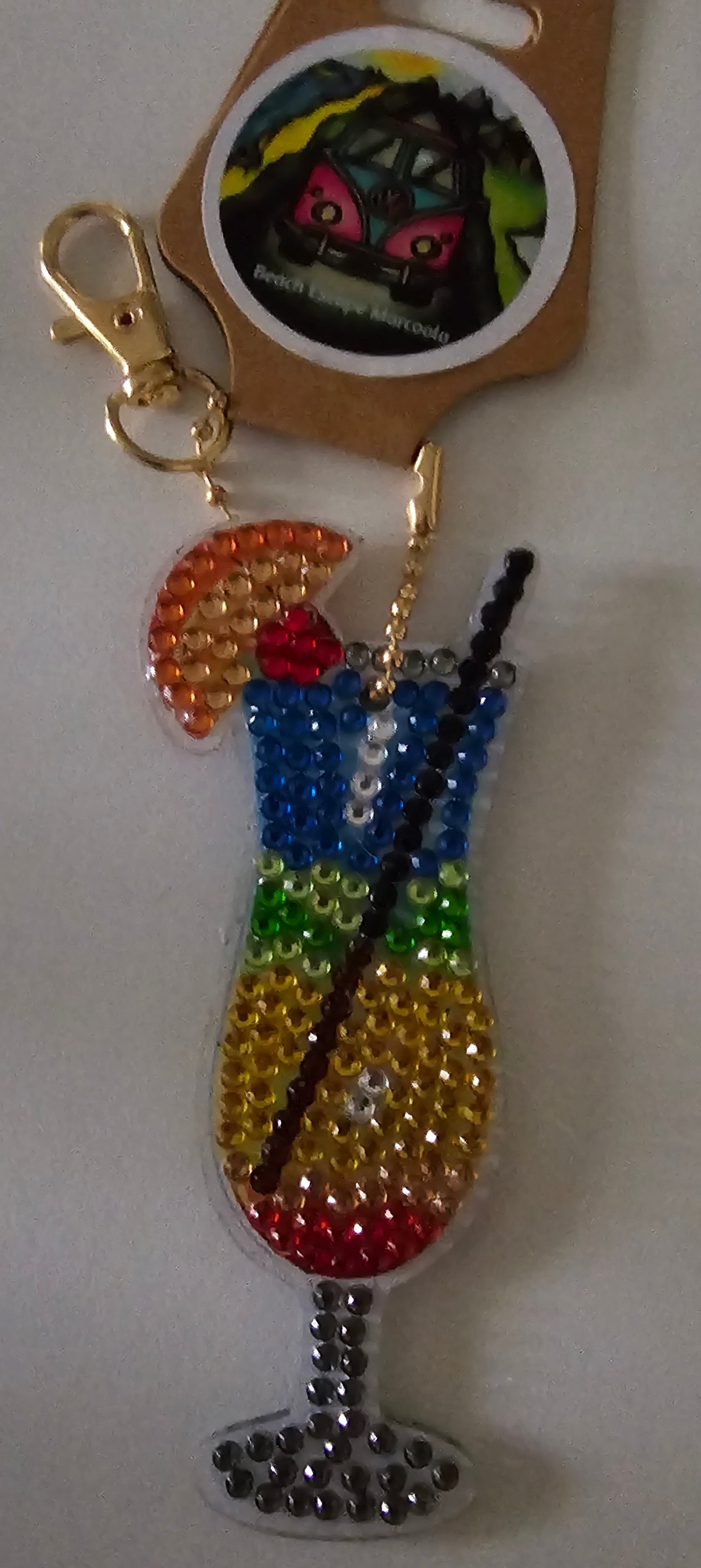 Boho Beach bag bling - Summer cocktails