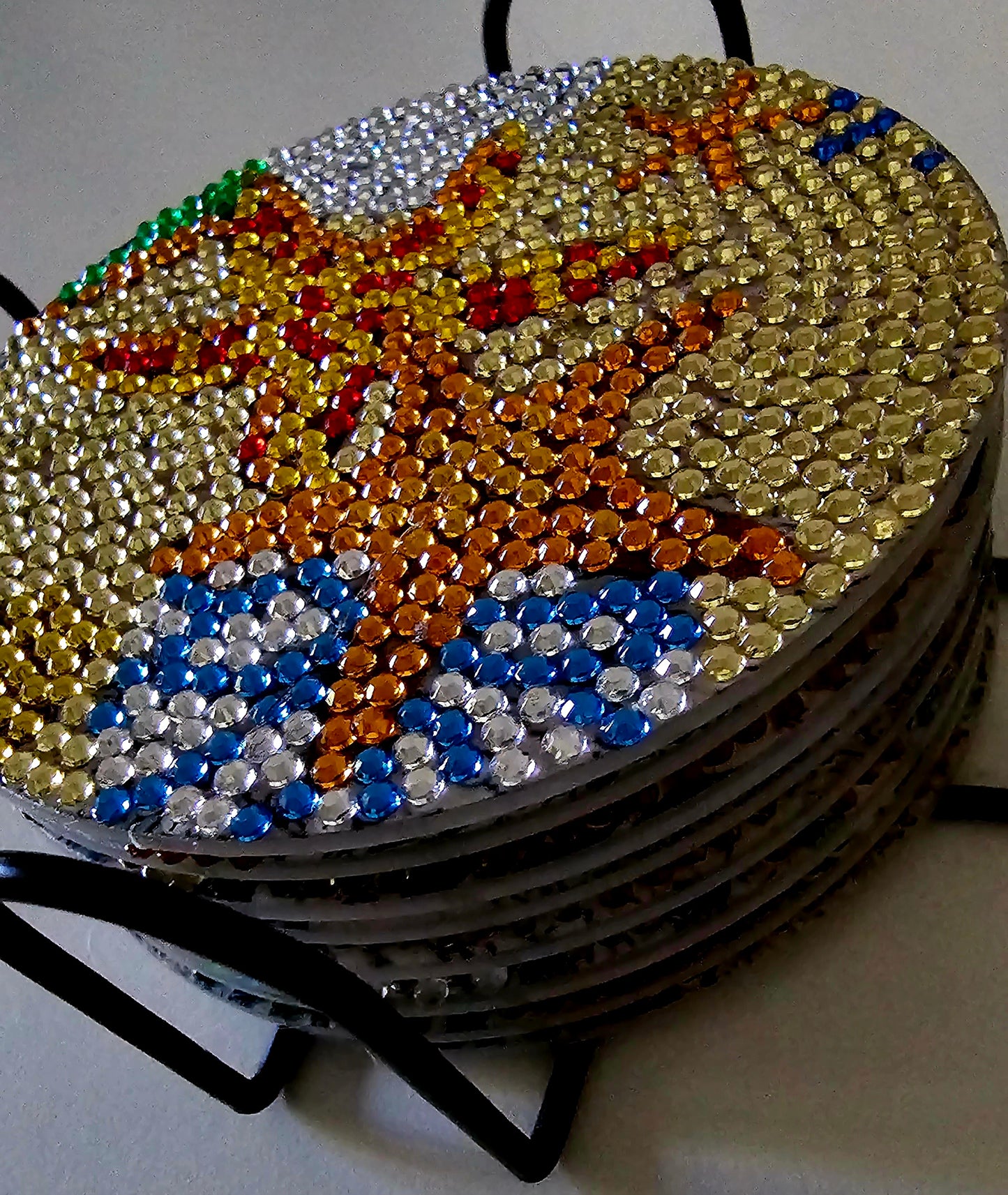 Beach house bling coaster set