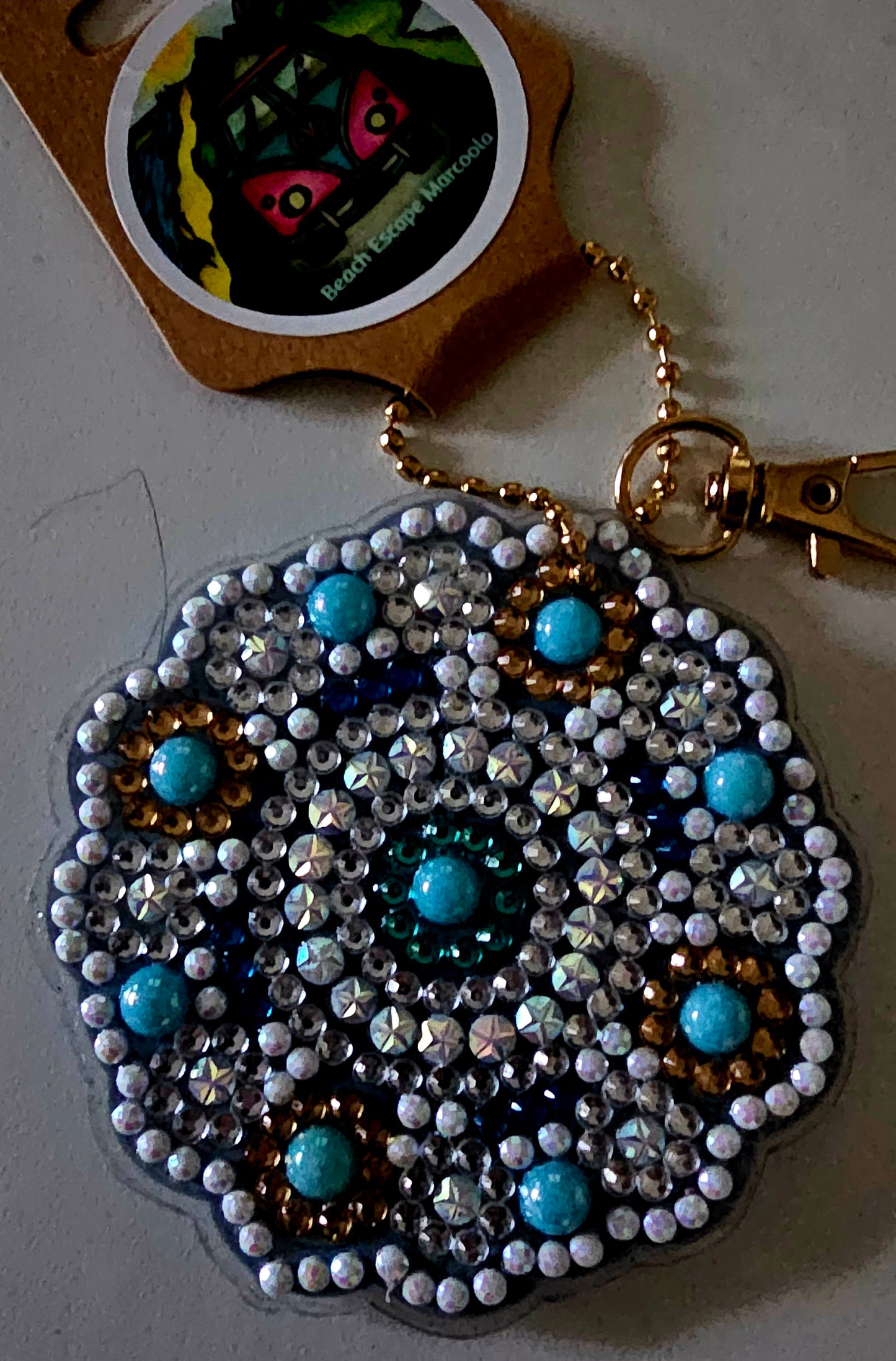 Beach bag bling - Mandala