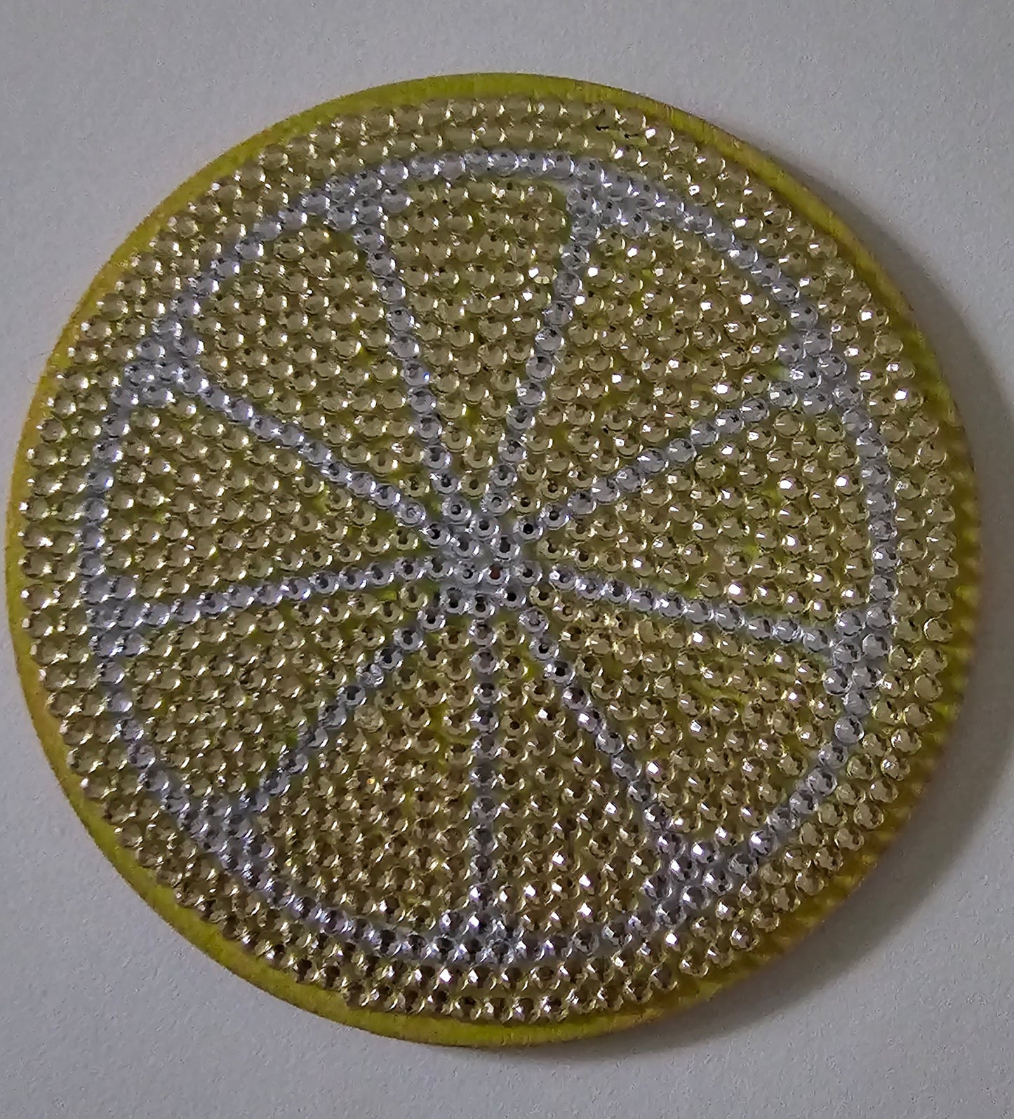 Summer fruit slices - coaster set