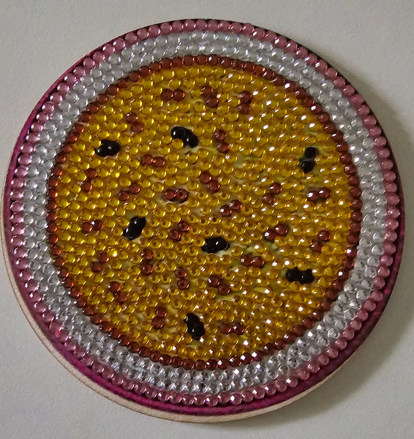 Summer fruit slices - coaster set