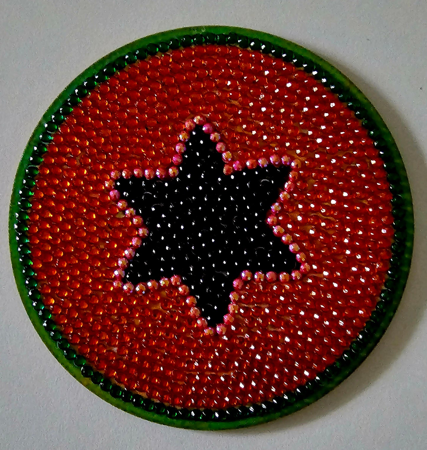 Summer fruit slices - coaster set