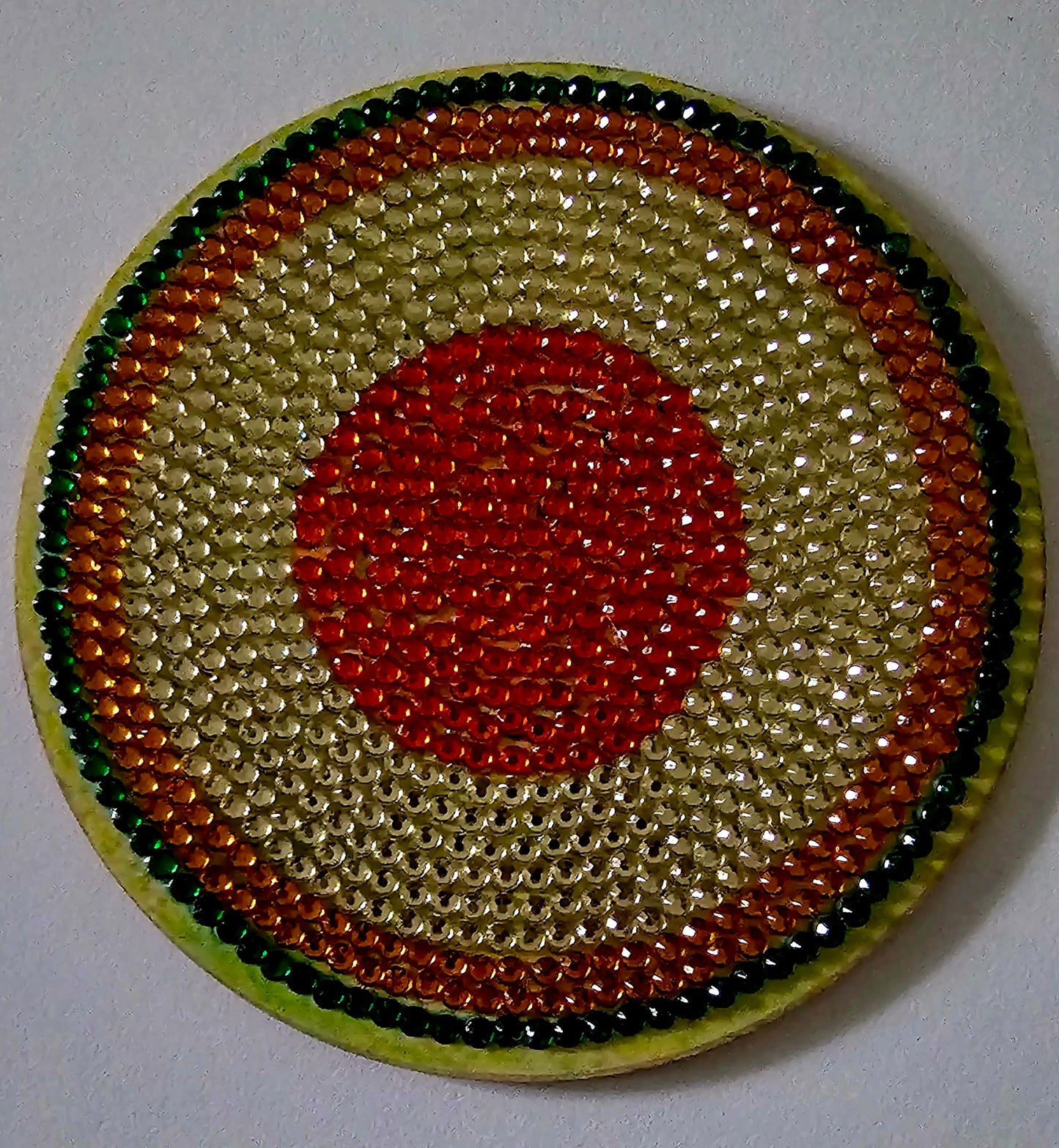Summer fruit slices - coaster set
