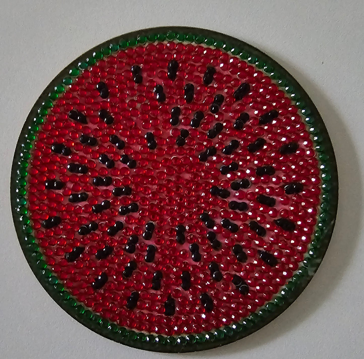 Summer fruit slices - coaster set