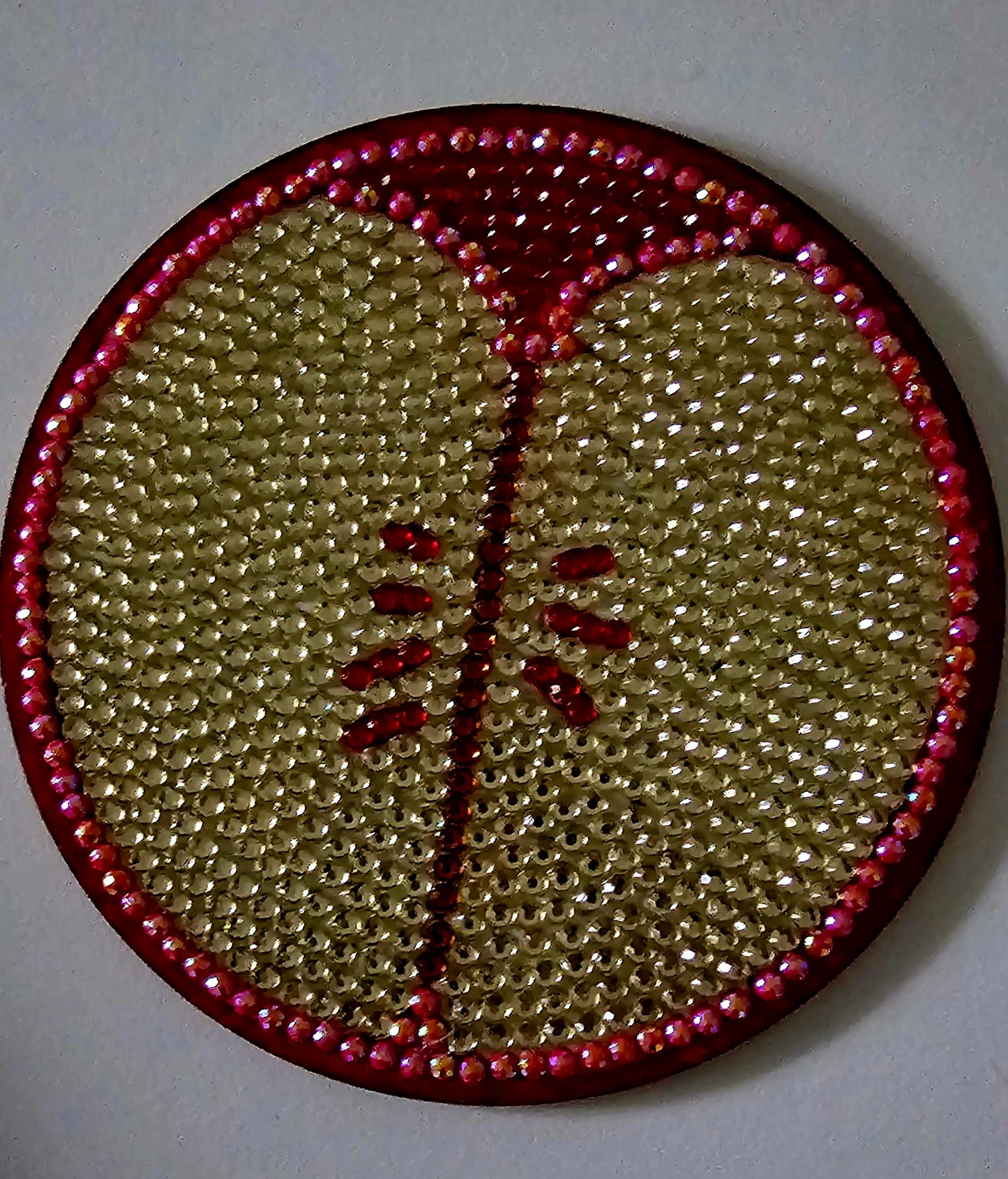 Summer fruit slices - coaster set