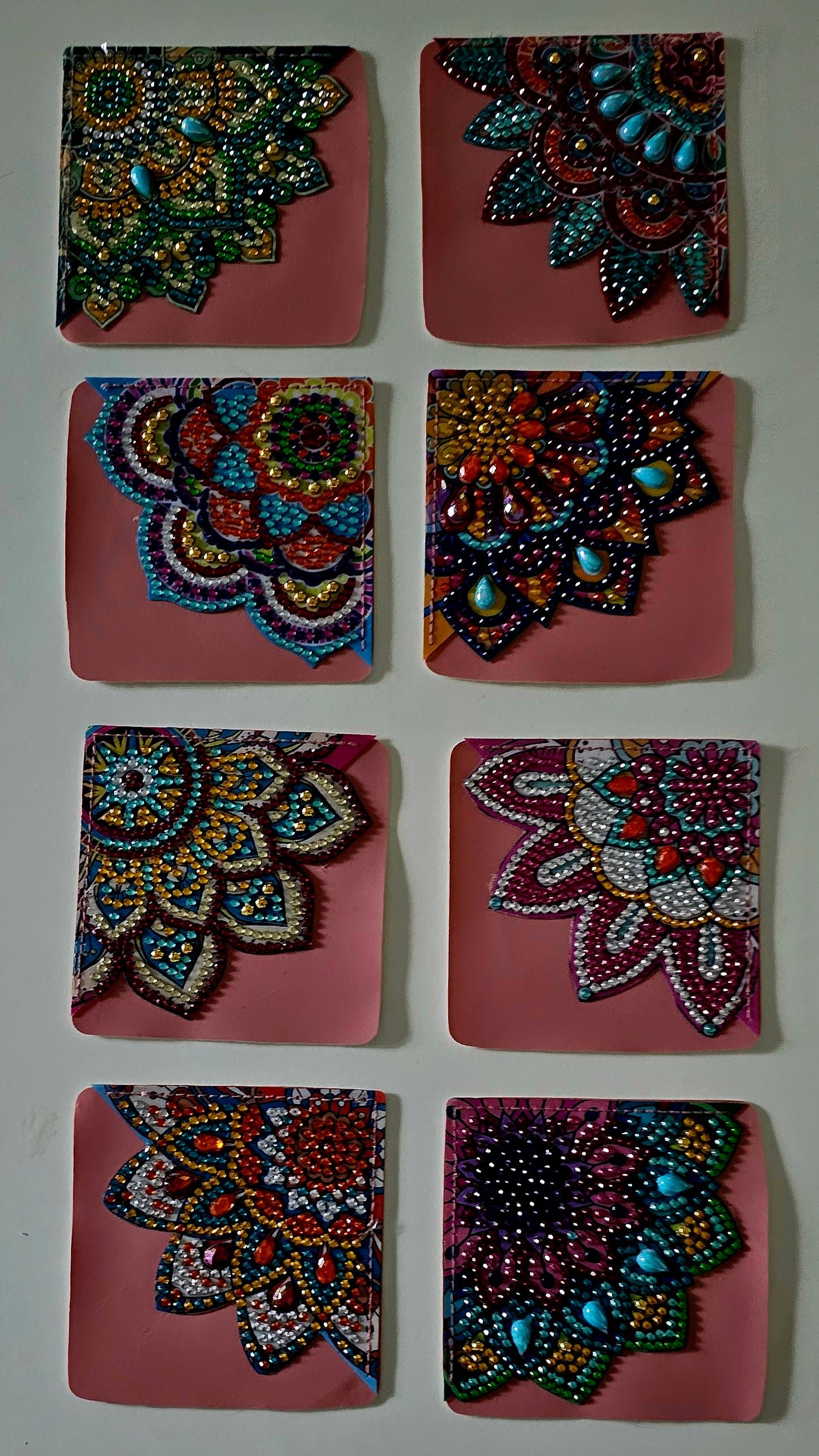 Mandala design bookmarks