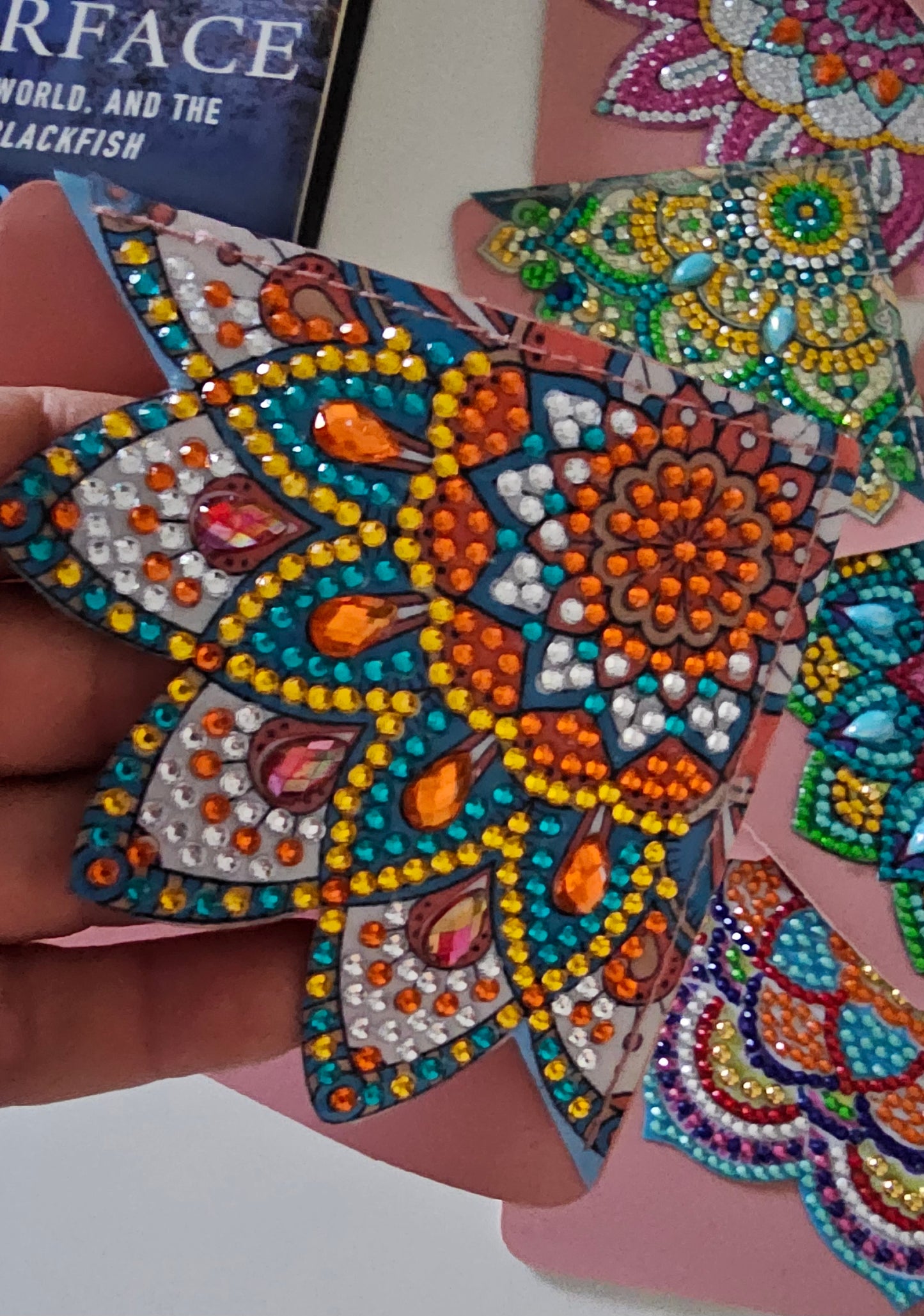 Mandala design bookmarks
