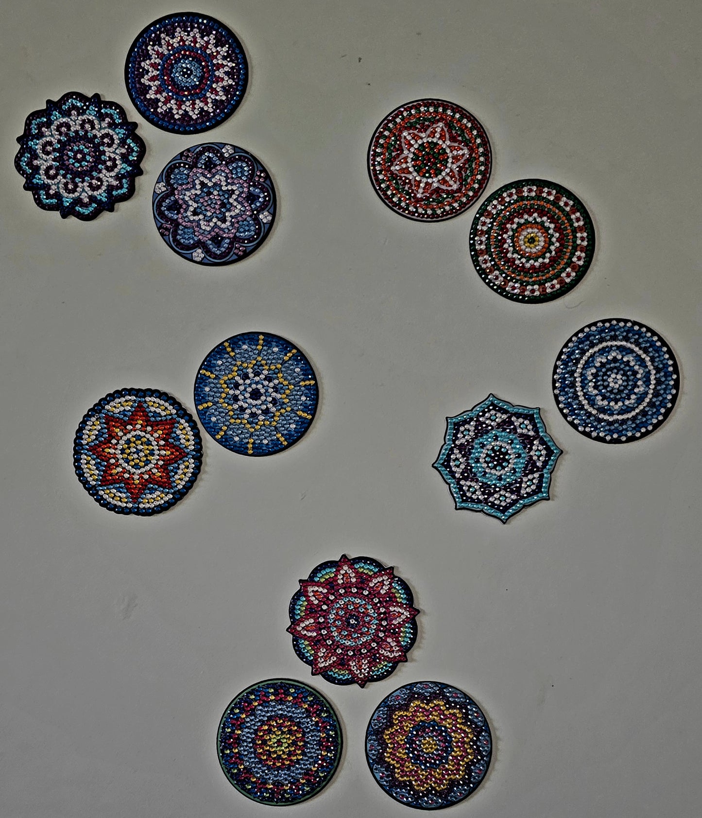 Art for your kitchen - Mandala fridge magnets