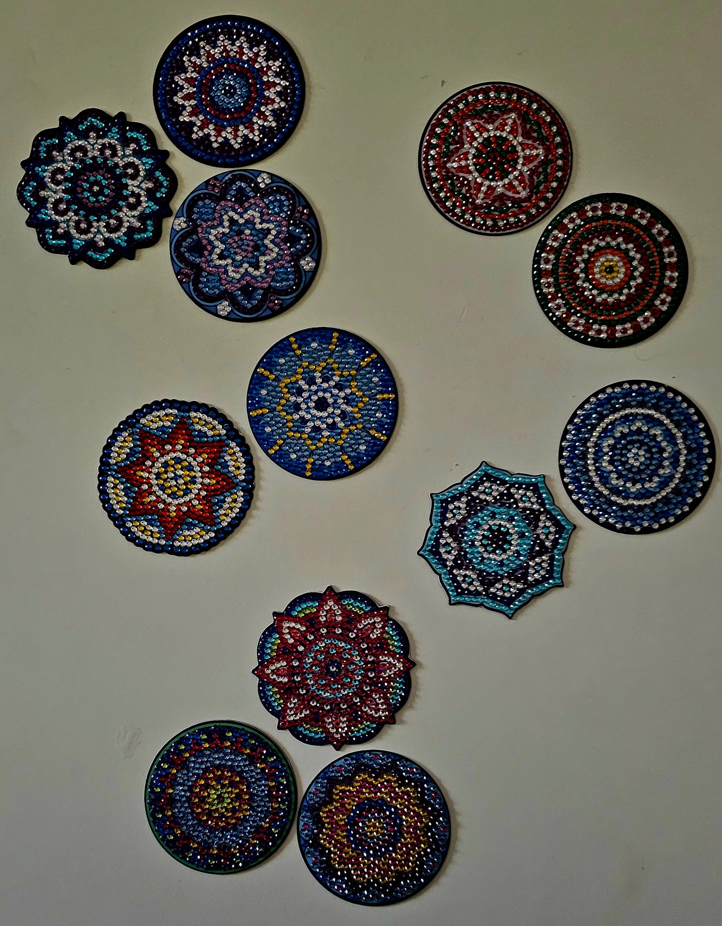 Art for your kitchen - Mandala fridge magnets