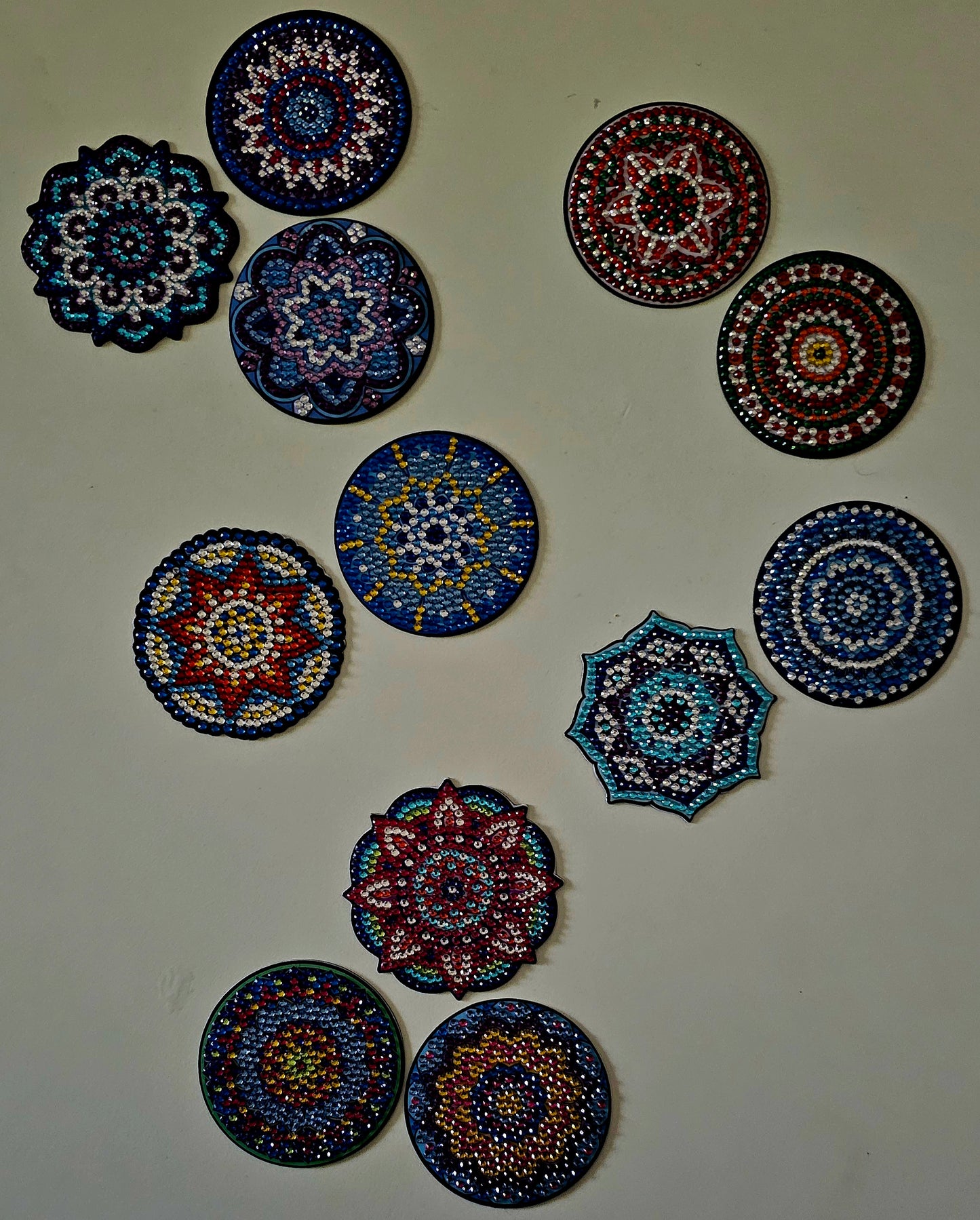Art for your kitchen - Mandala fridge magnets