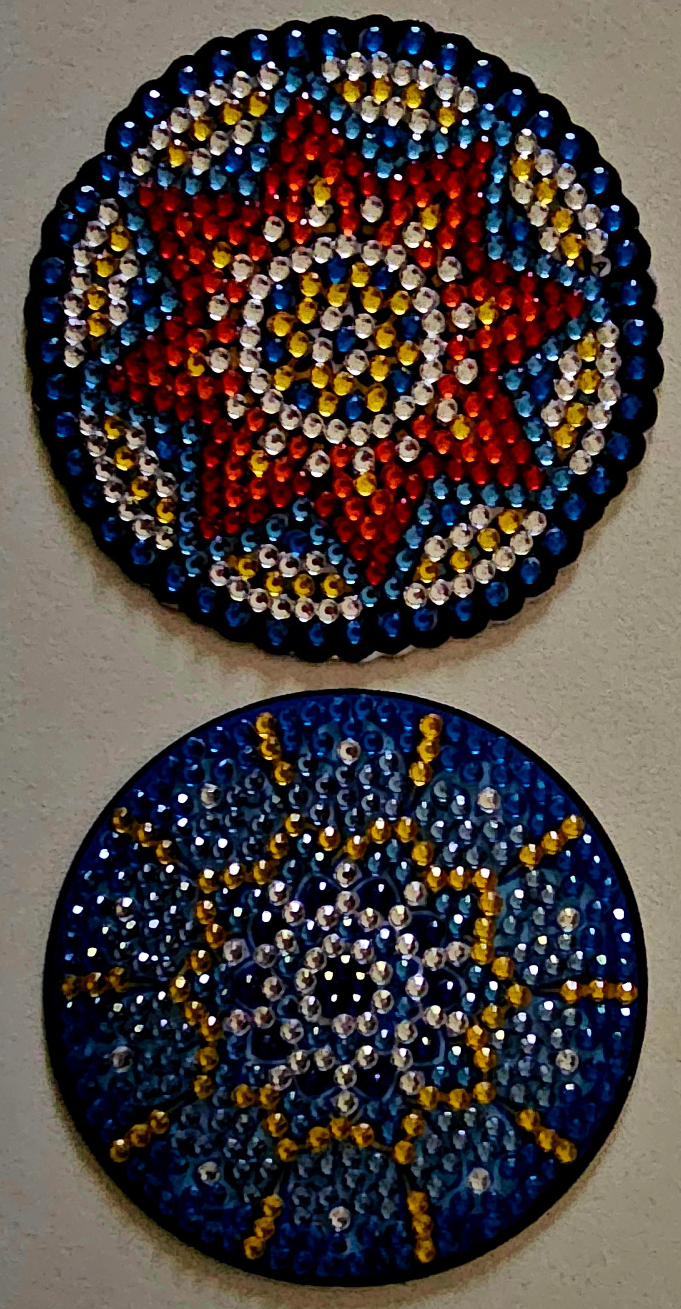 Art for your kitchen - Mandala fridge magnets