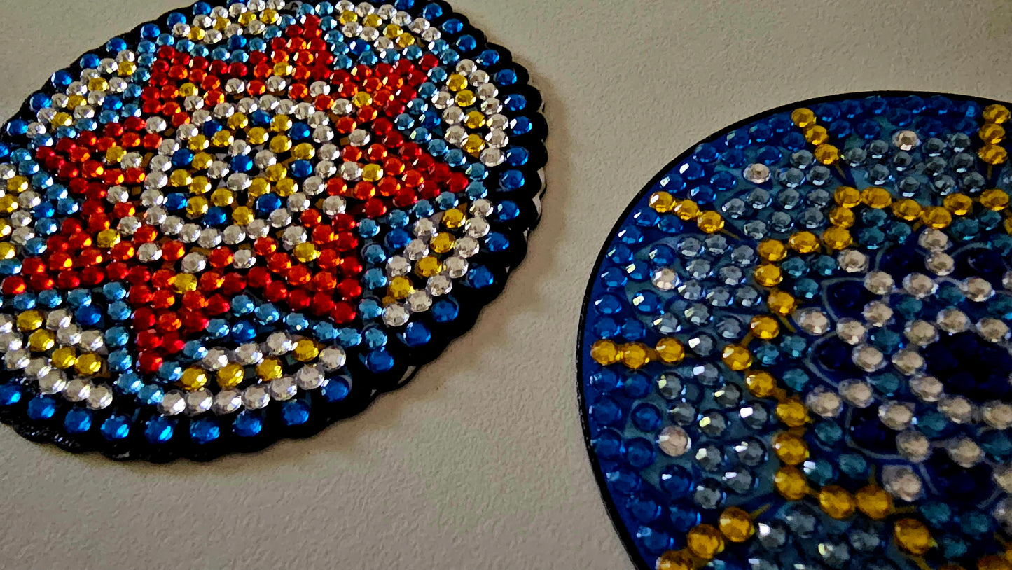 Art for your kitchen - Mandala fridge magnets