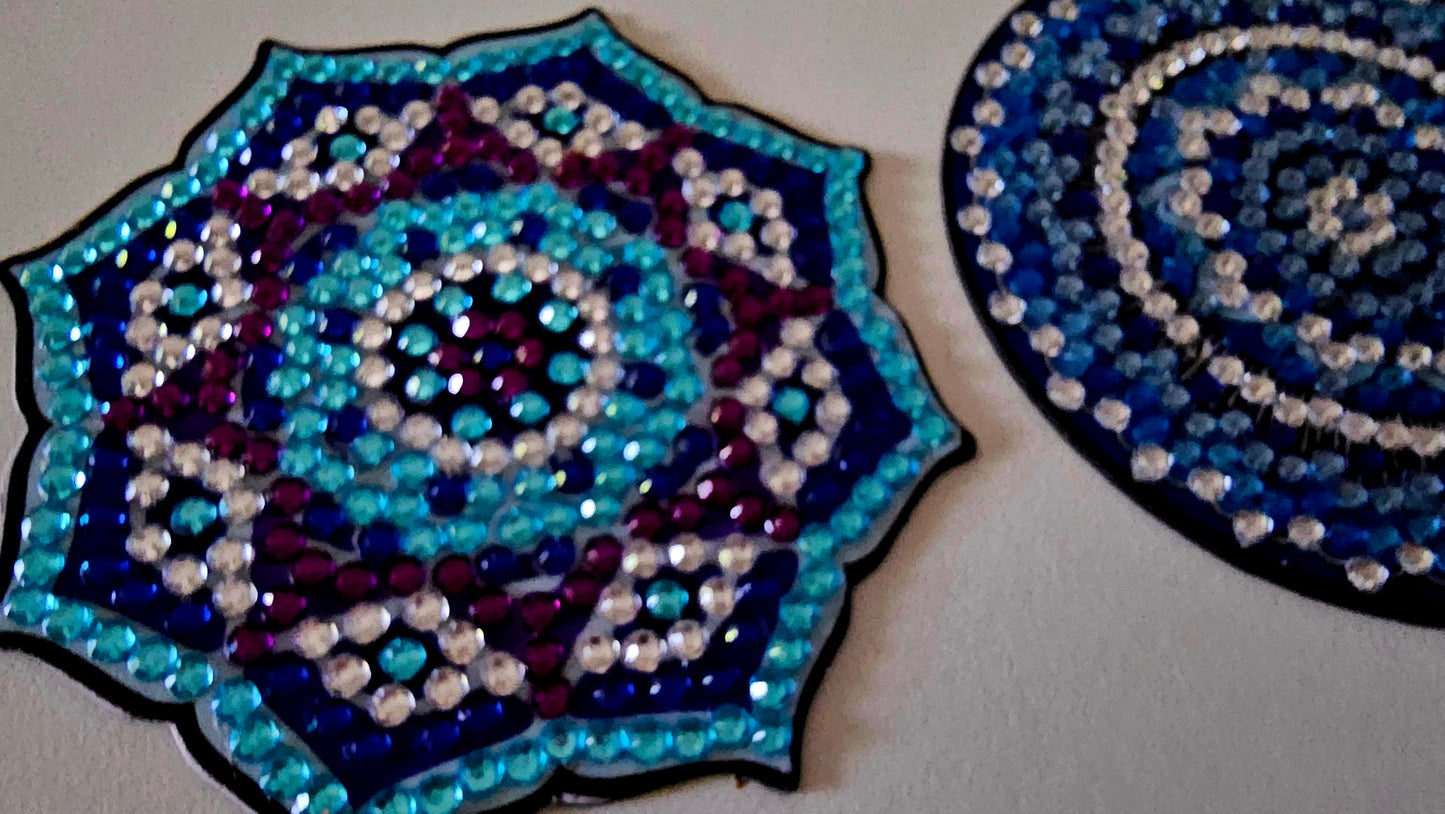 Art for your kitchen - Mandala fridge magnets