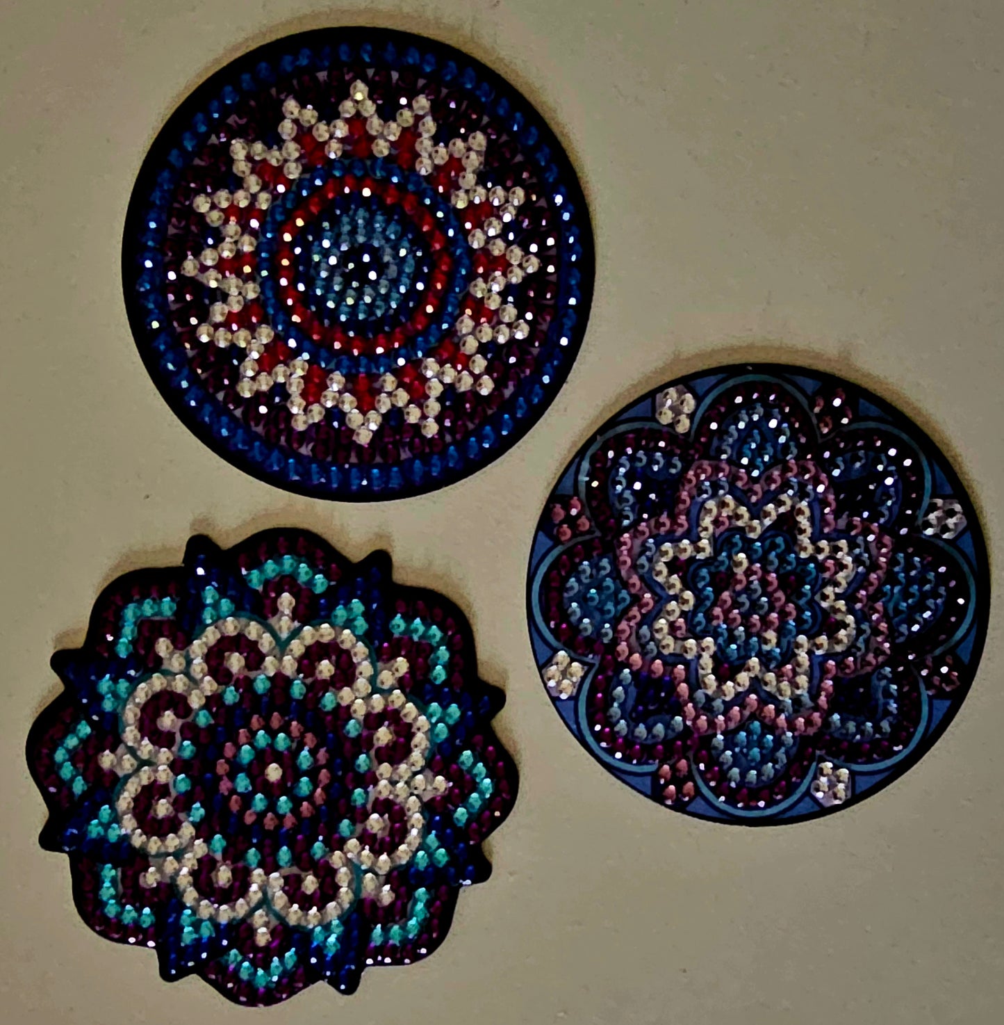 Art for your kitchen - Mandala fridge magnets