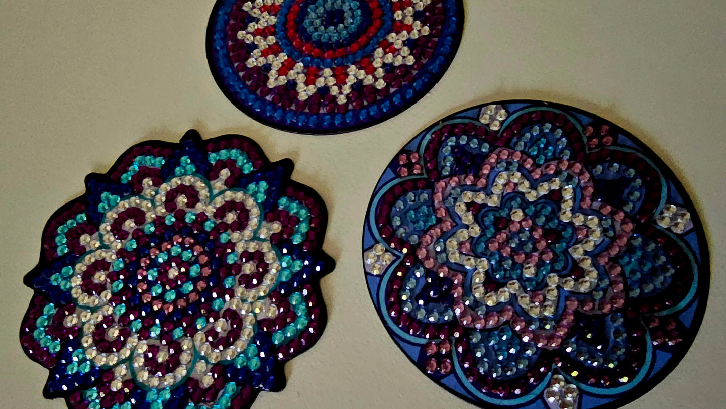 Art for your kitchen - Mandala fridge magnets
