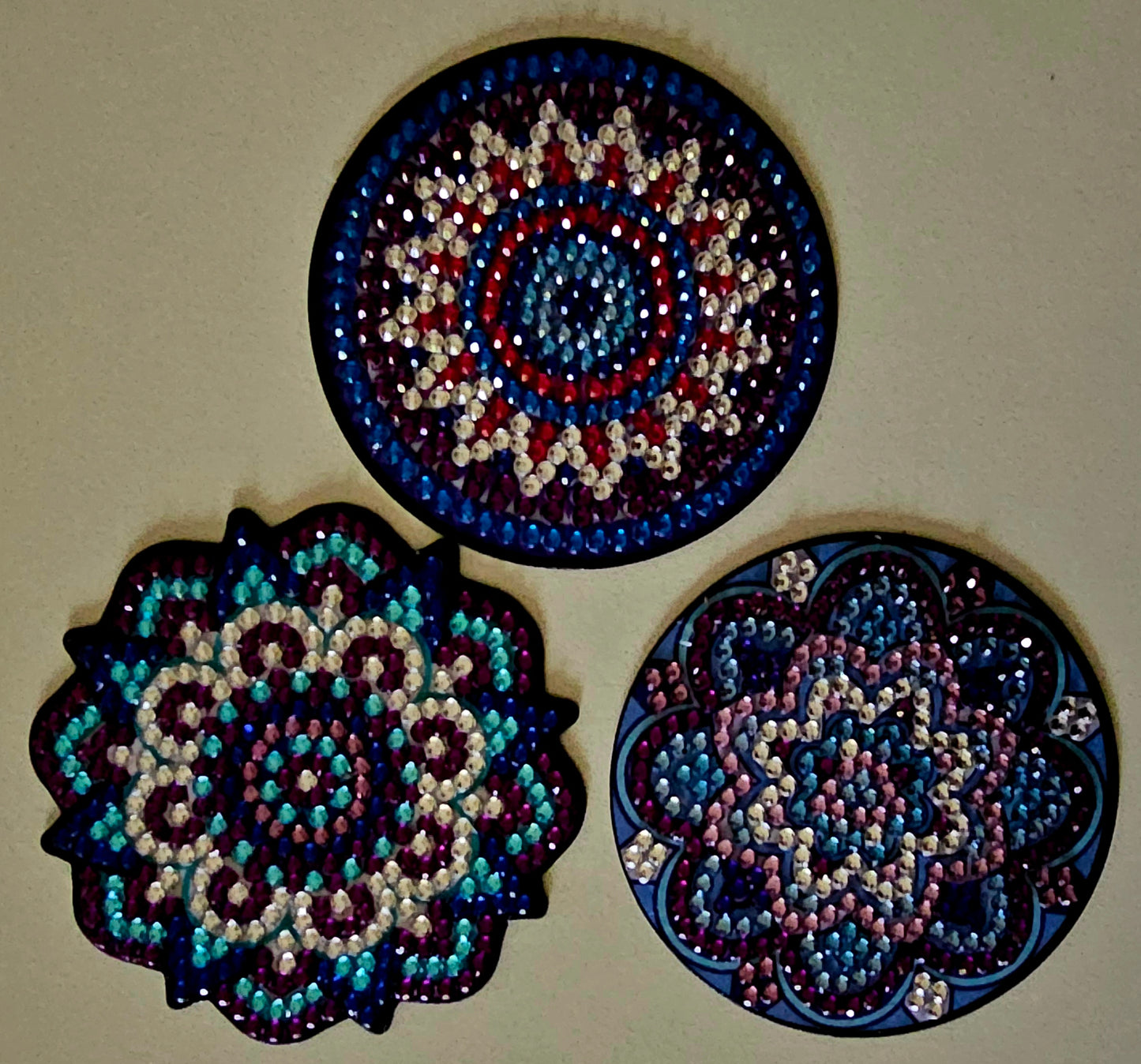 Art for your kitchen - Mandala fridge magnets
