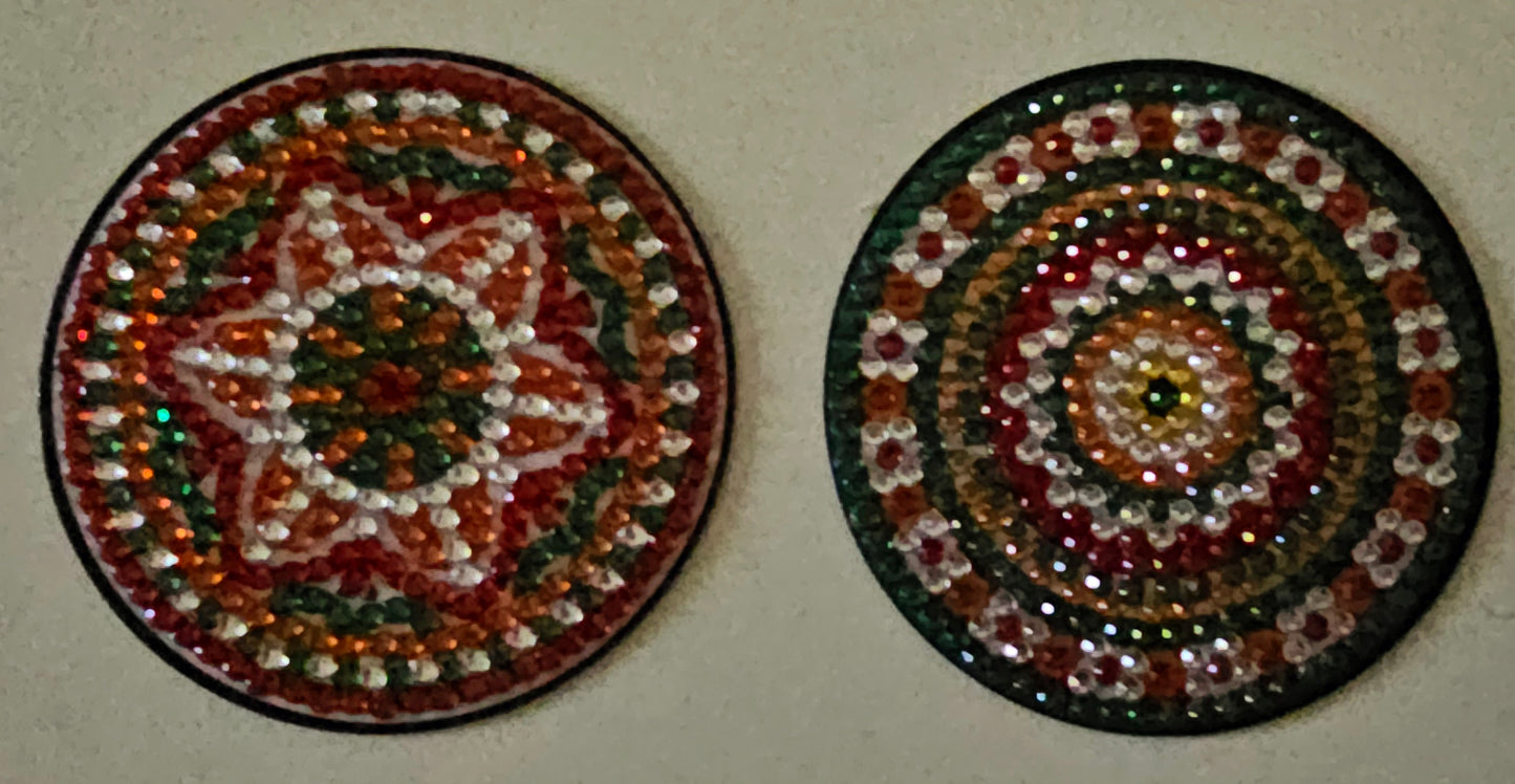 Art for your kitchen - Mandala fridge magnets