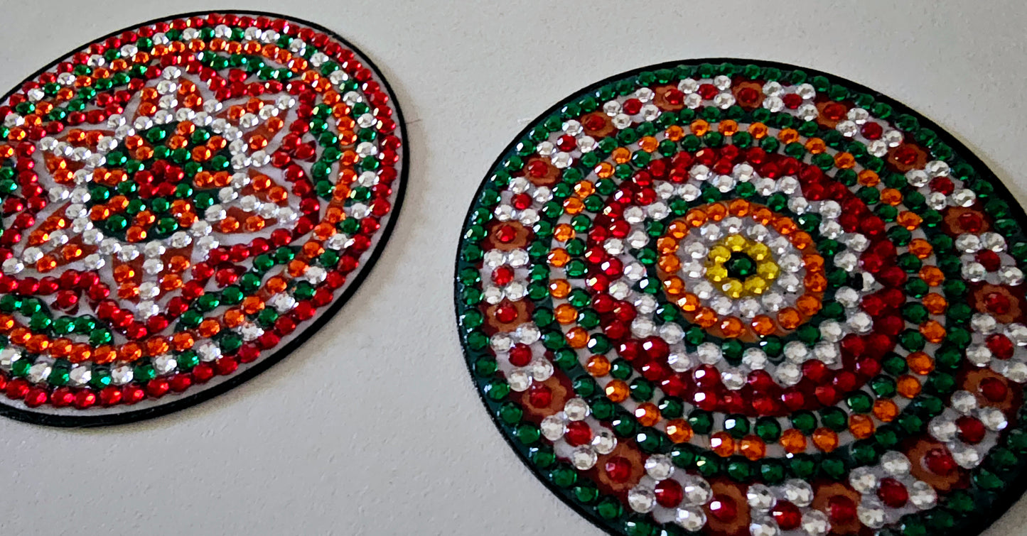 Art for your kitchen - Mandala fridge magnets