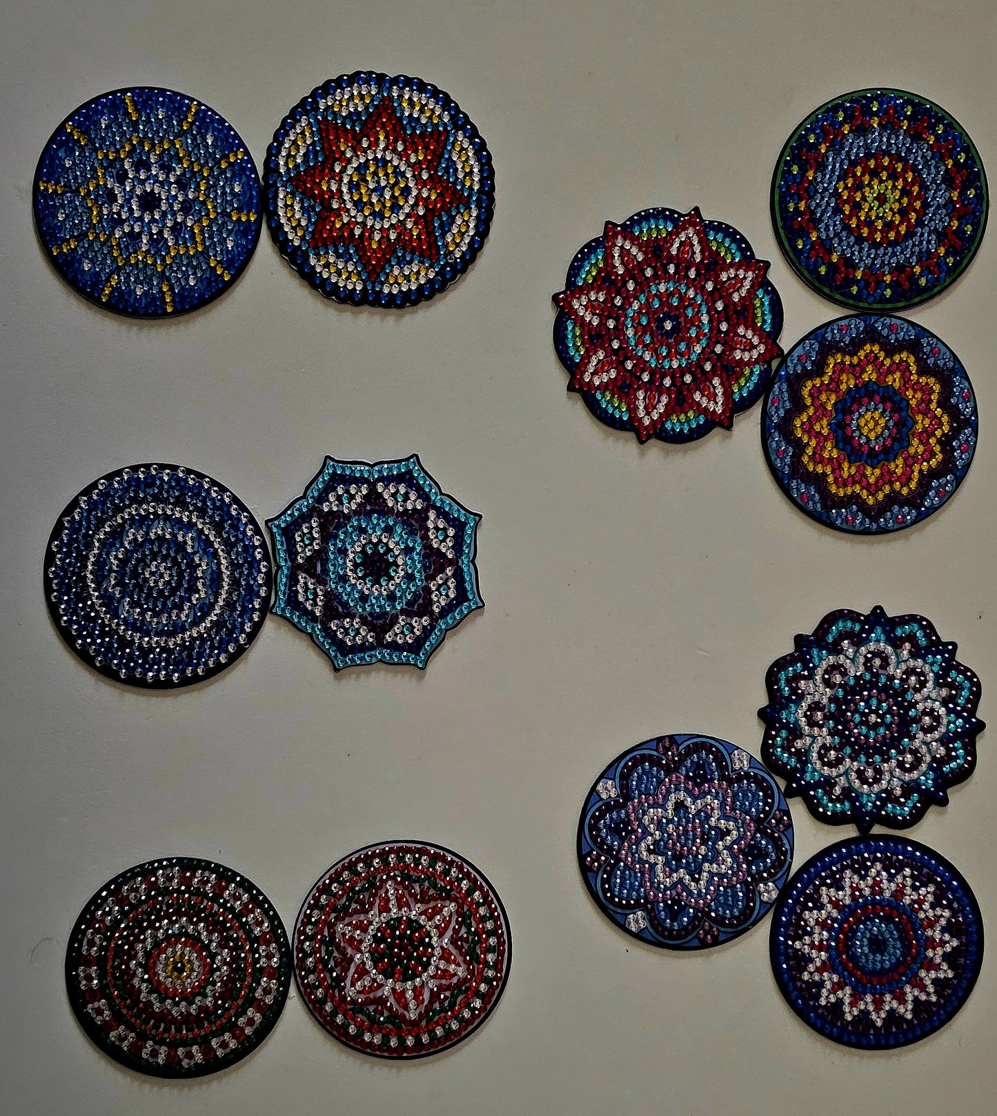 Art for your kitchen - Mandala fridge magnets
