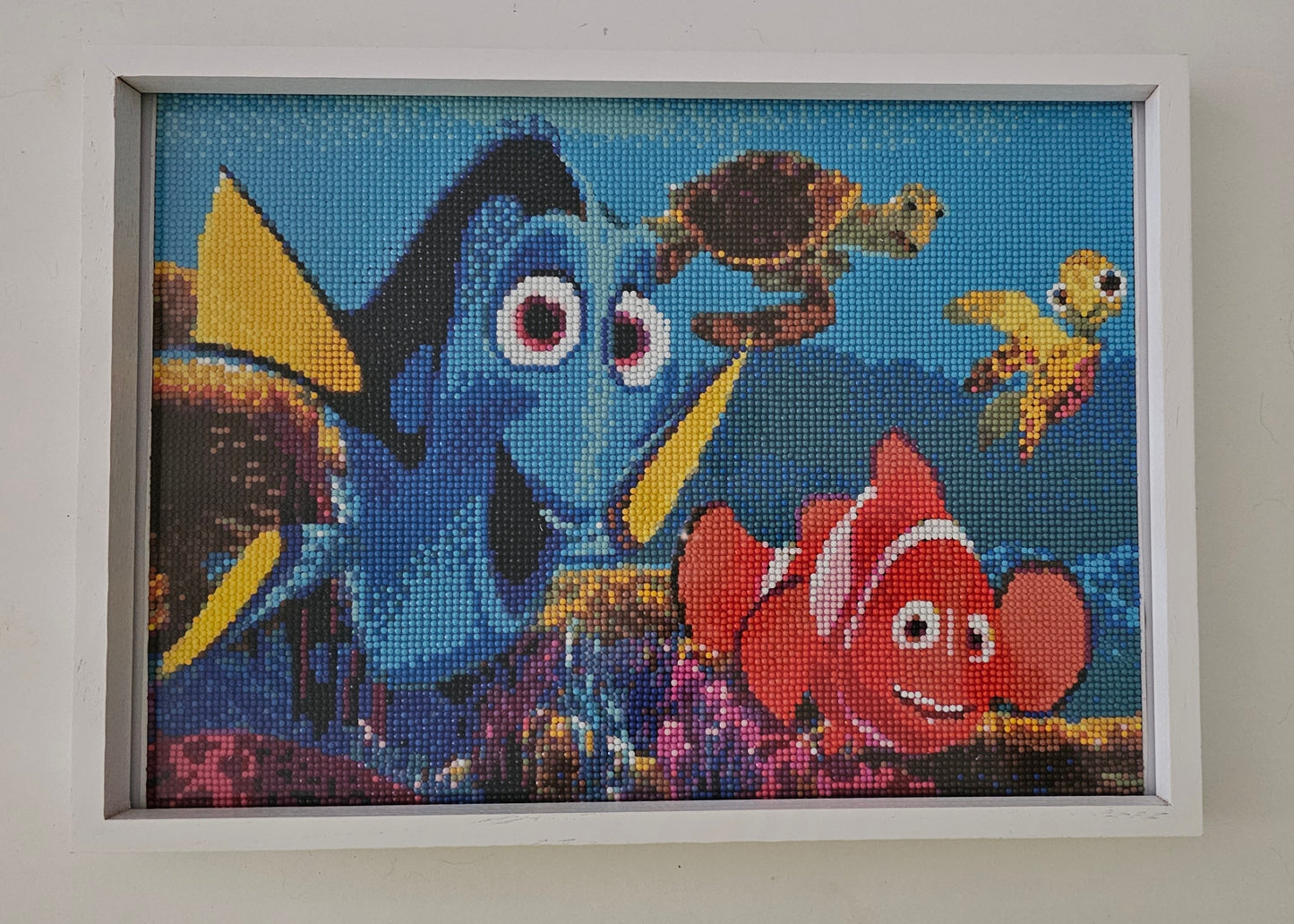 Groovy baby framed artwork - Nemo and friends