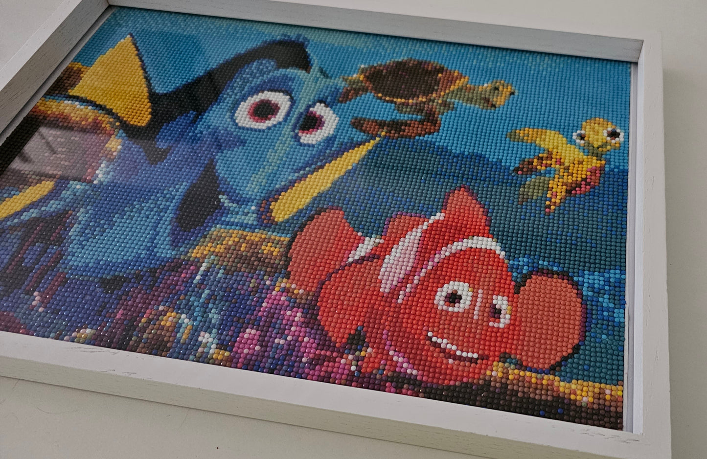 Groovy baby framed artwork - Nemo and friends