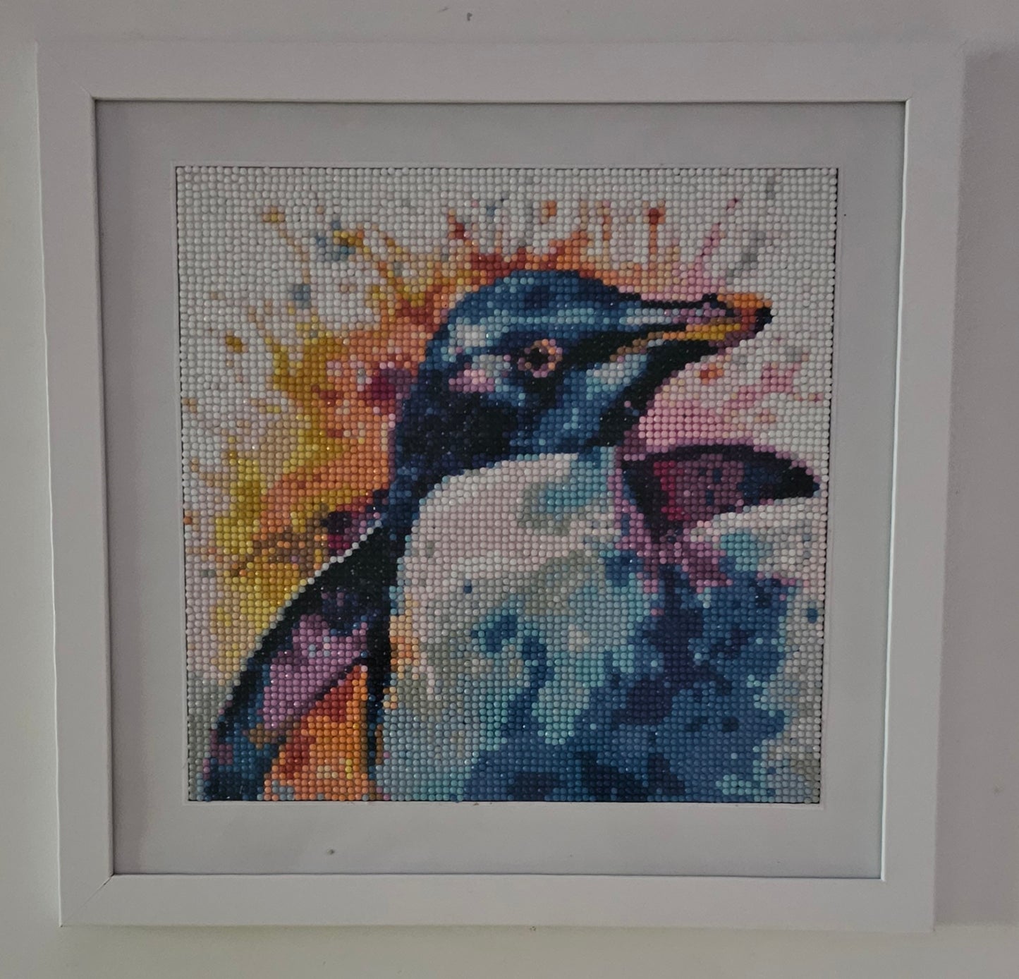 Groovy baby framed artwork - Penguin