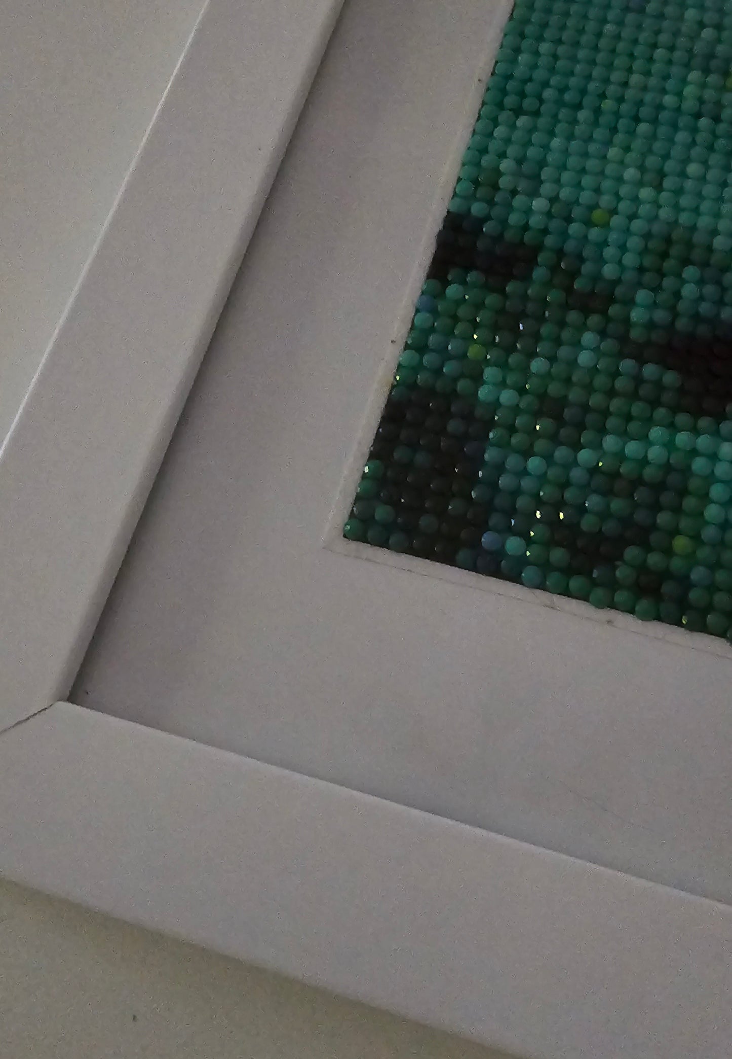 Groovy baby framed artwork - Green Sea turtle