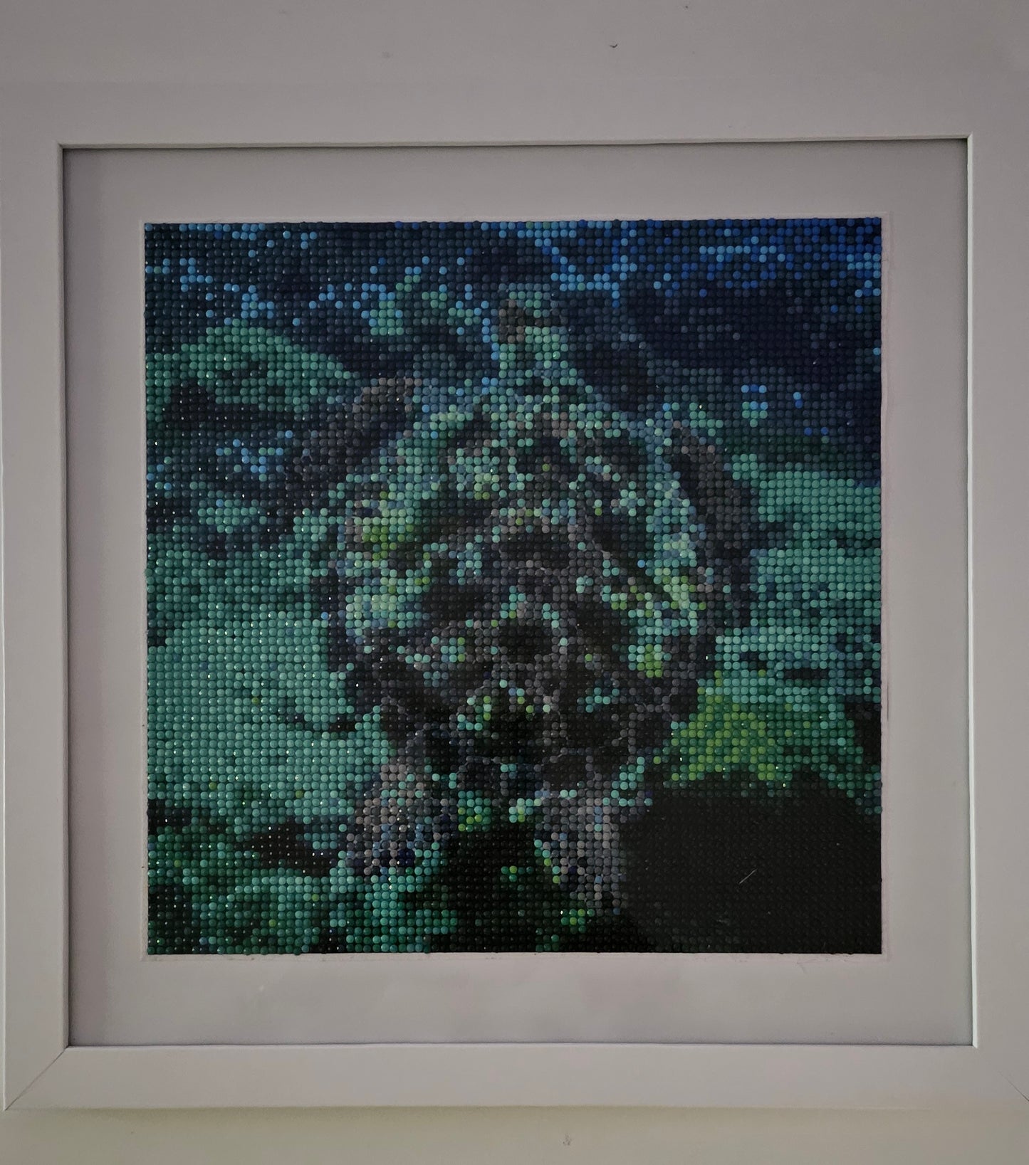Groovy baby framed artwork - Green Sea turtle