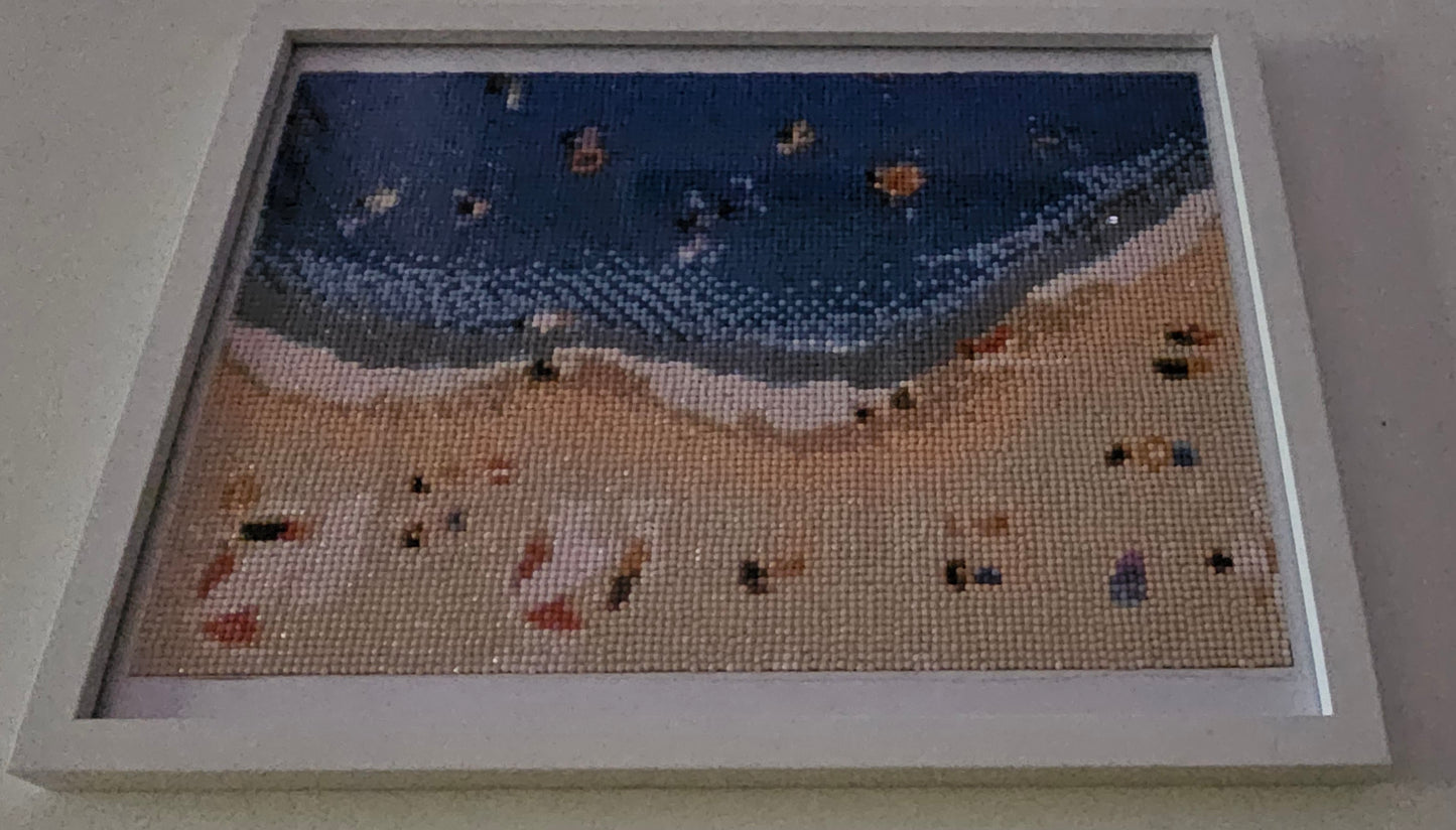 Groovy baby framed artwork - Summer by the sea
