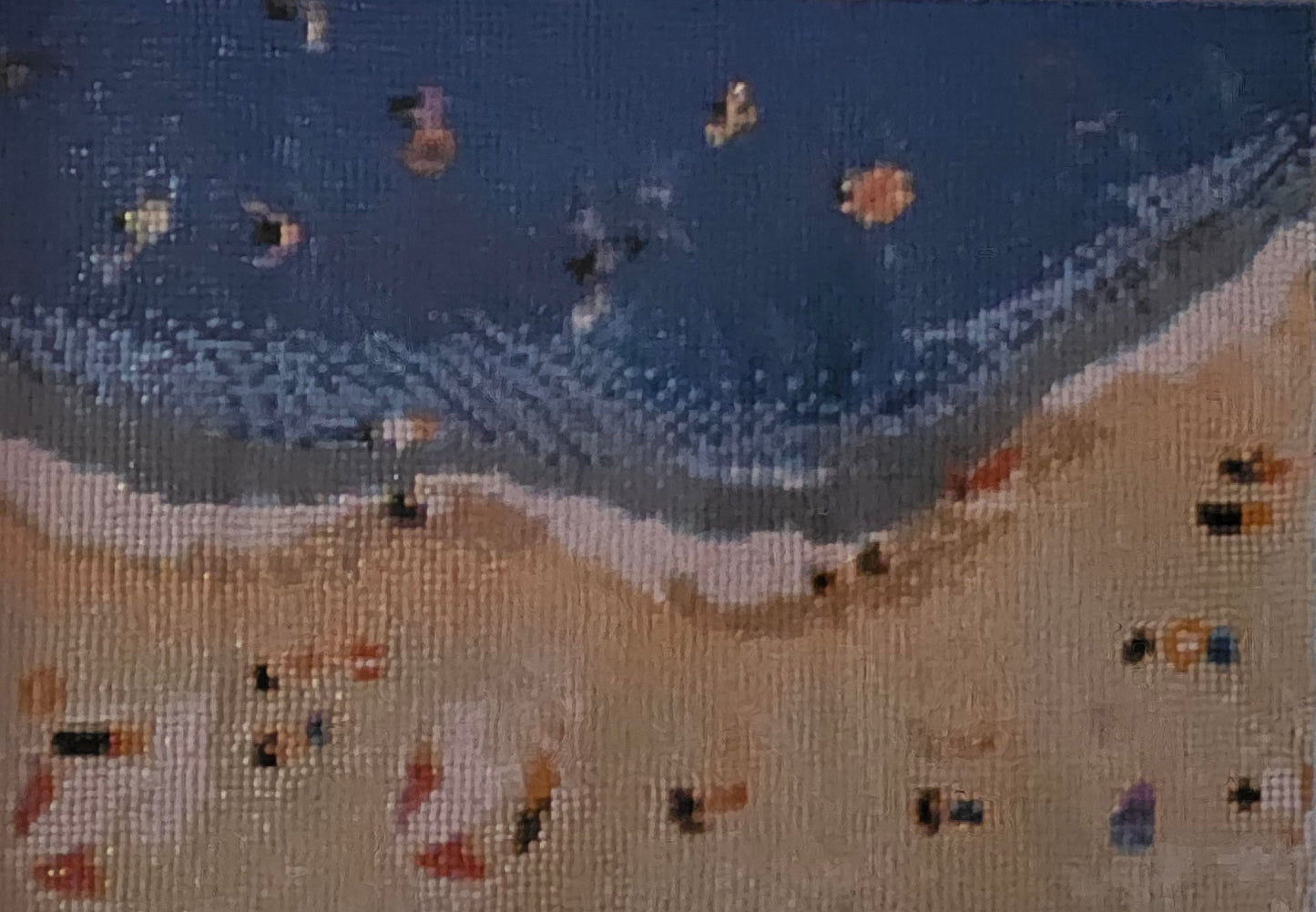 Groovy baby framed artwork - Summer by the sea