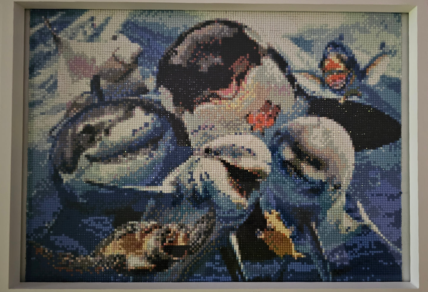 Groovy baby framed artwork - Marine selfie
