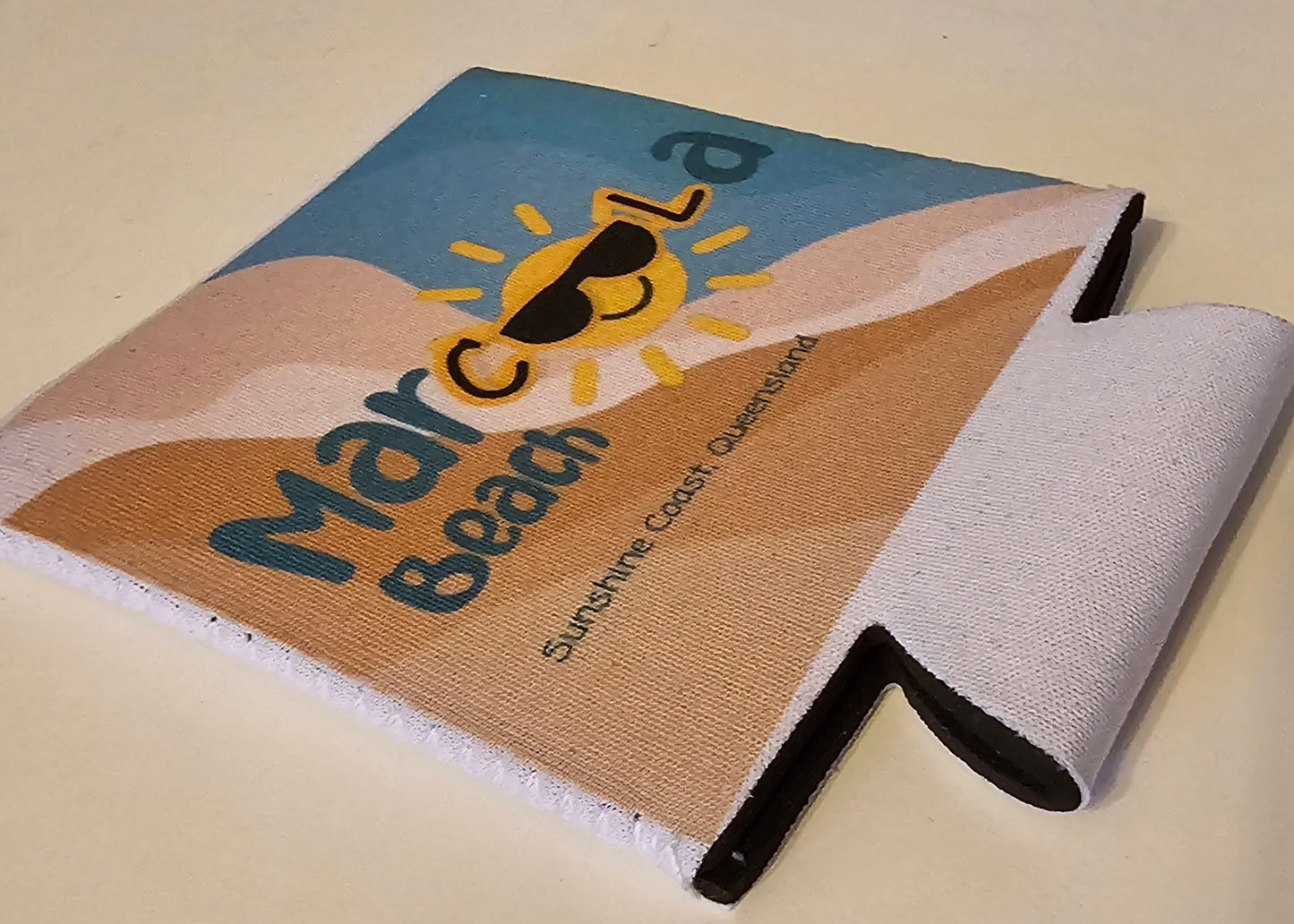 Marcoola Beach merchandise - Stubby coolers