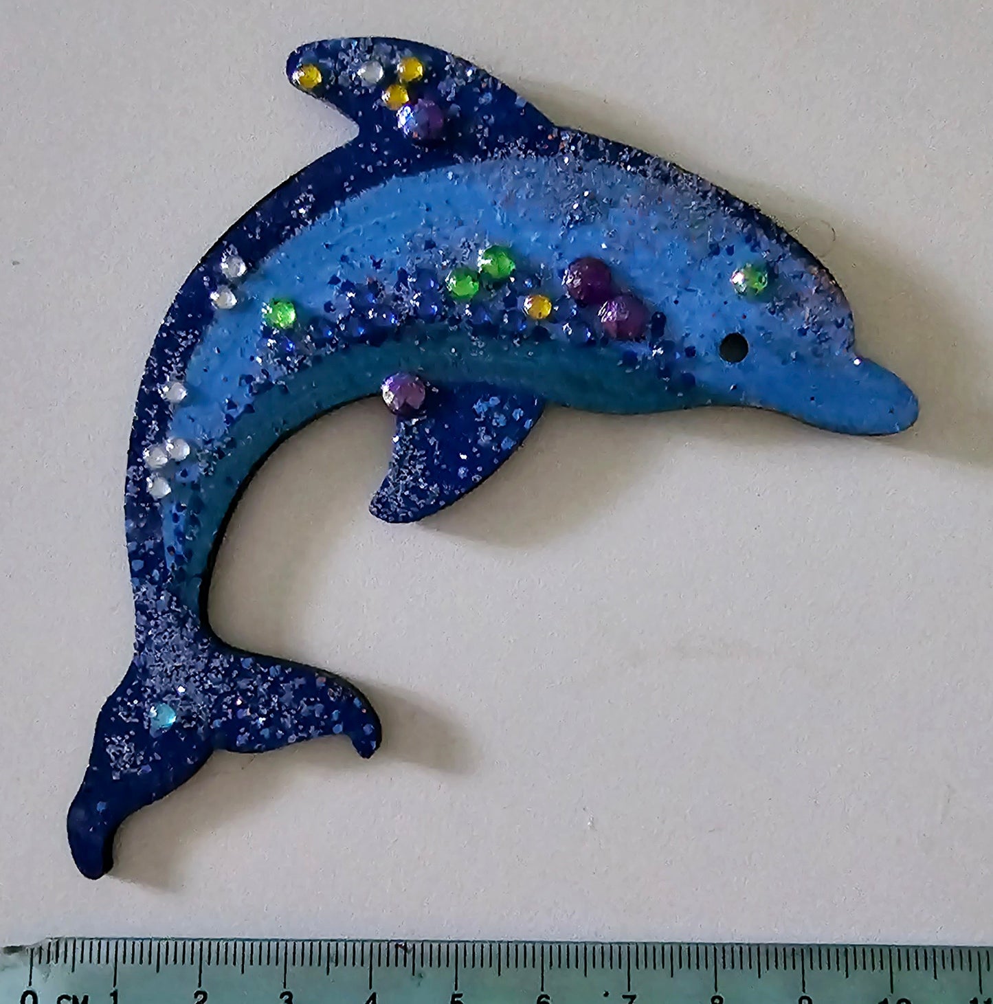 Wooden handmade fridge magnets - Wild (and free) dolphins