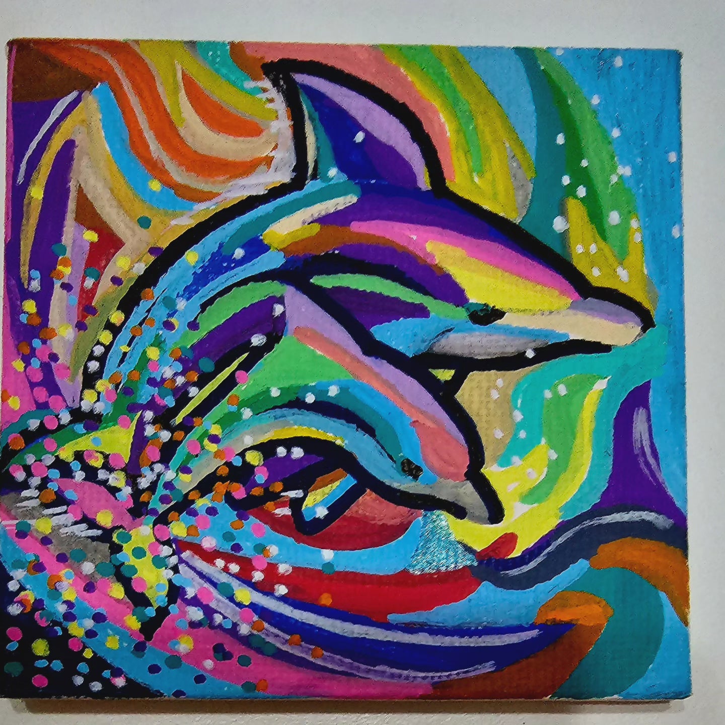 Mini oil paintings that advocate