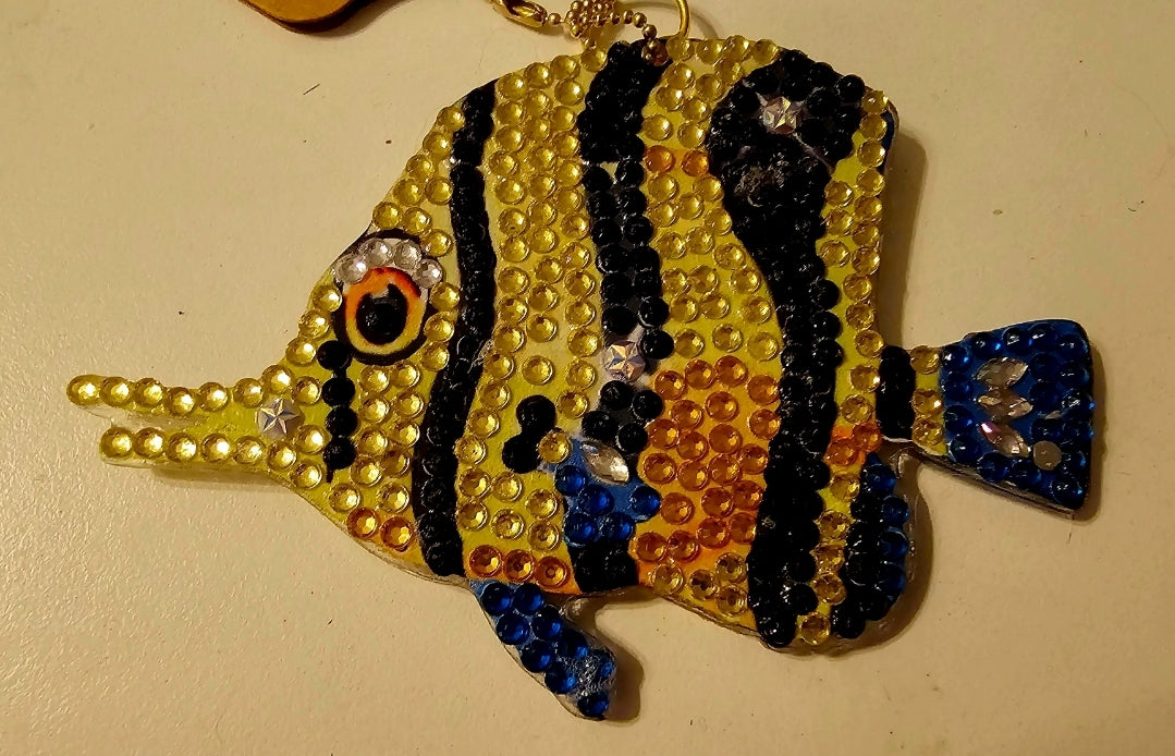 Beach bag bling - Tropical fish (large)