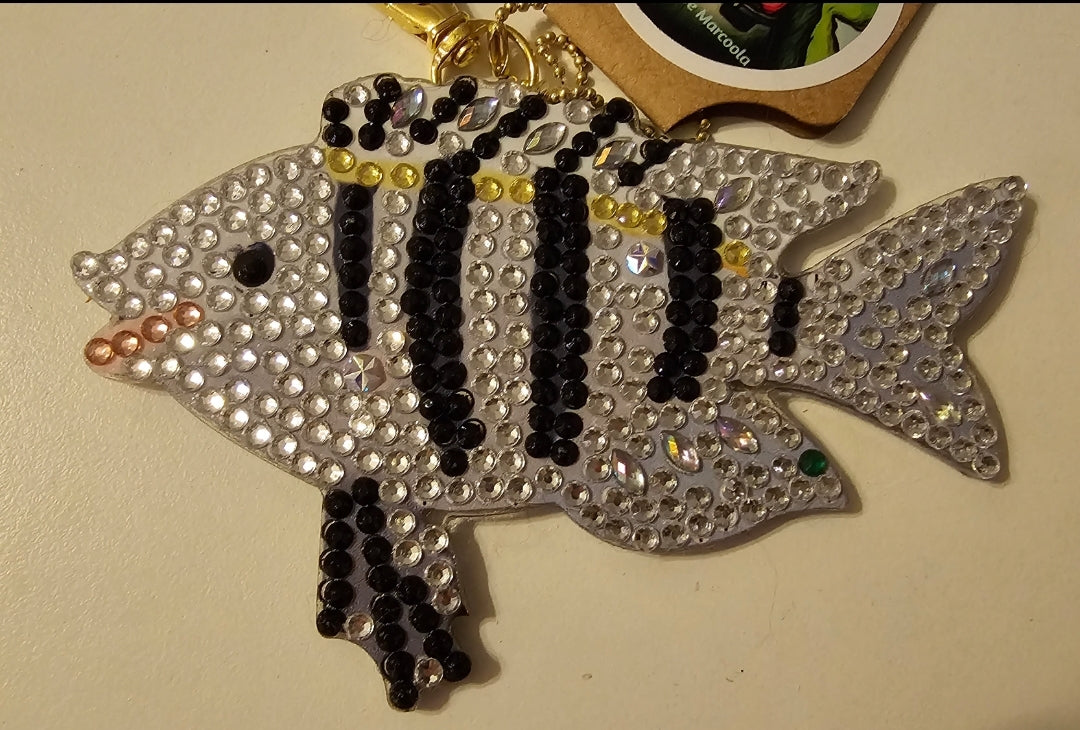 Beach bag bling - Tropical fish (large)
