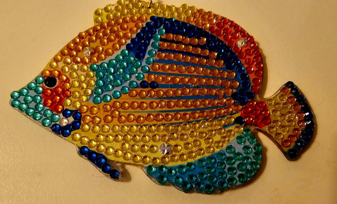 Beach bag bling - Tropical fish (large)