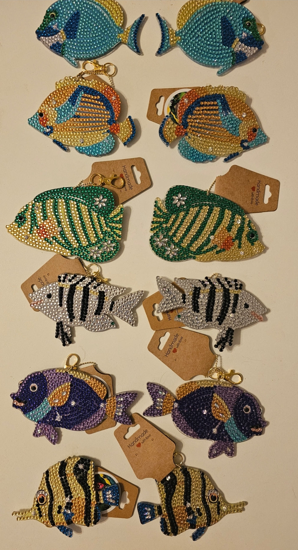 Beach bag bling - Tropical fish (large)