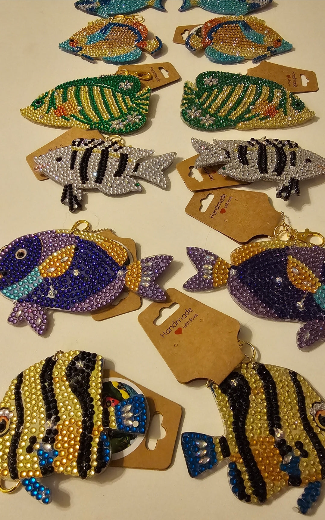 Beach bag bling - Tropical fish (large)