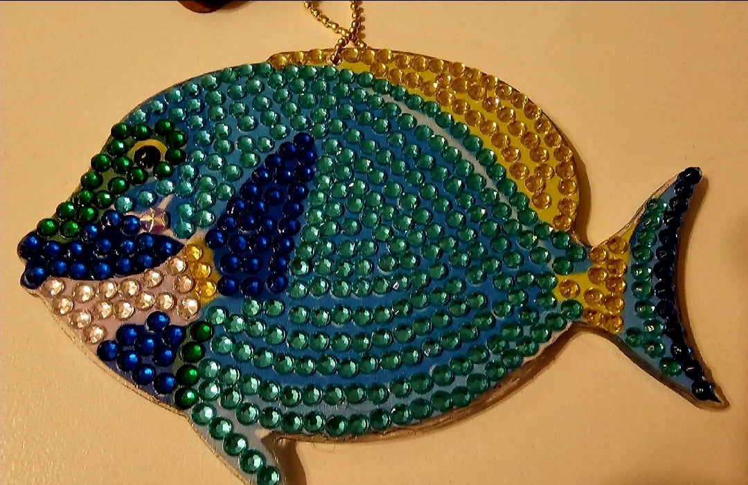 Beach bag bling - Tropical fish (large)